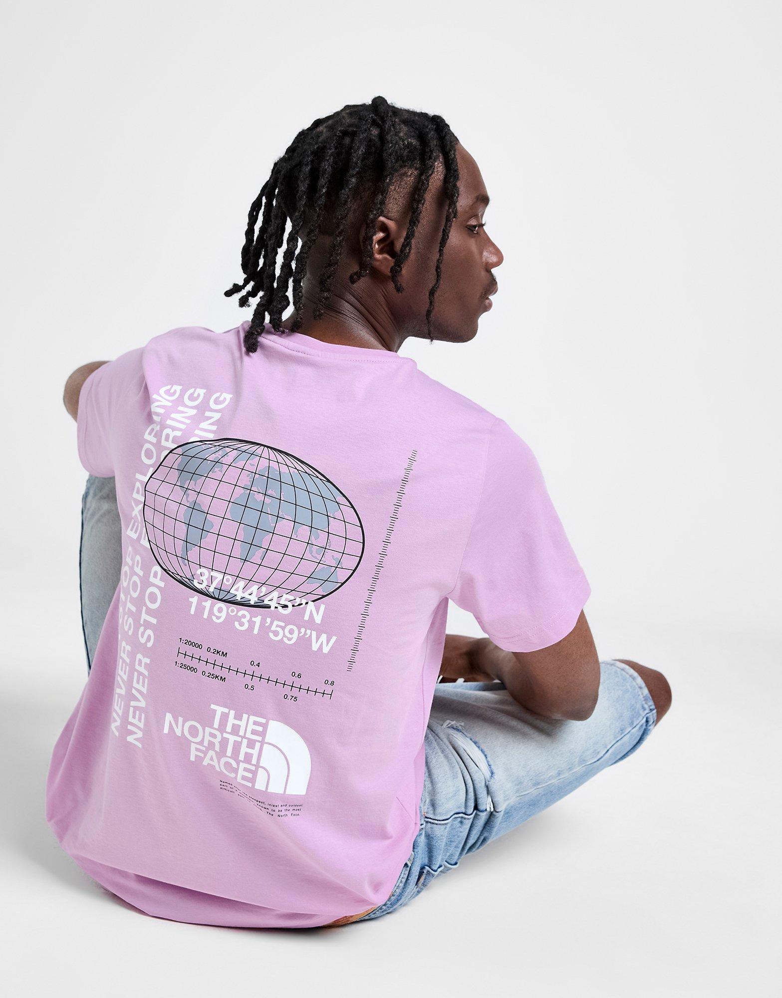 North Face】 M'S TRANS ANTARCTIC S/S R/TEE 1 - LIGHT_PINK T