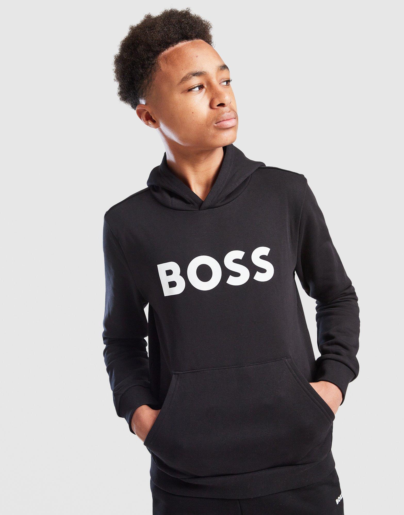BOSS Large Logo Overhead Hoodie Junior