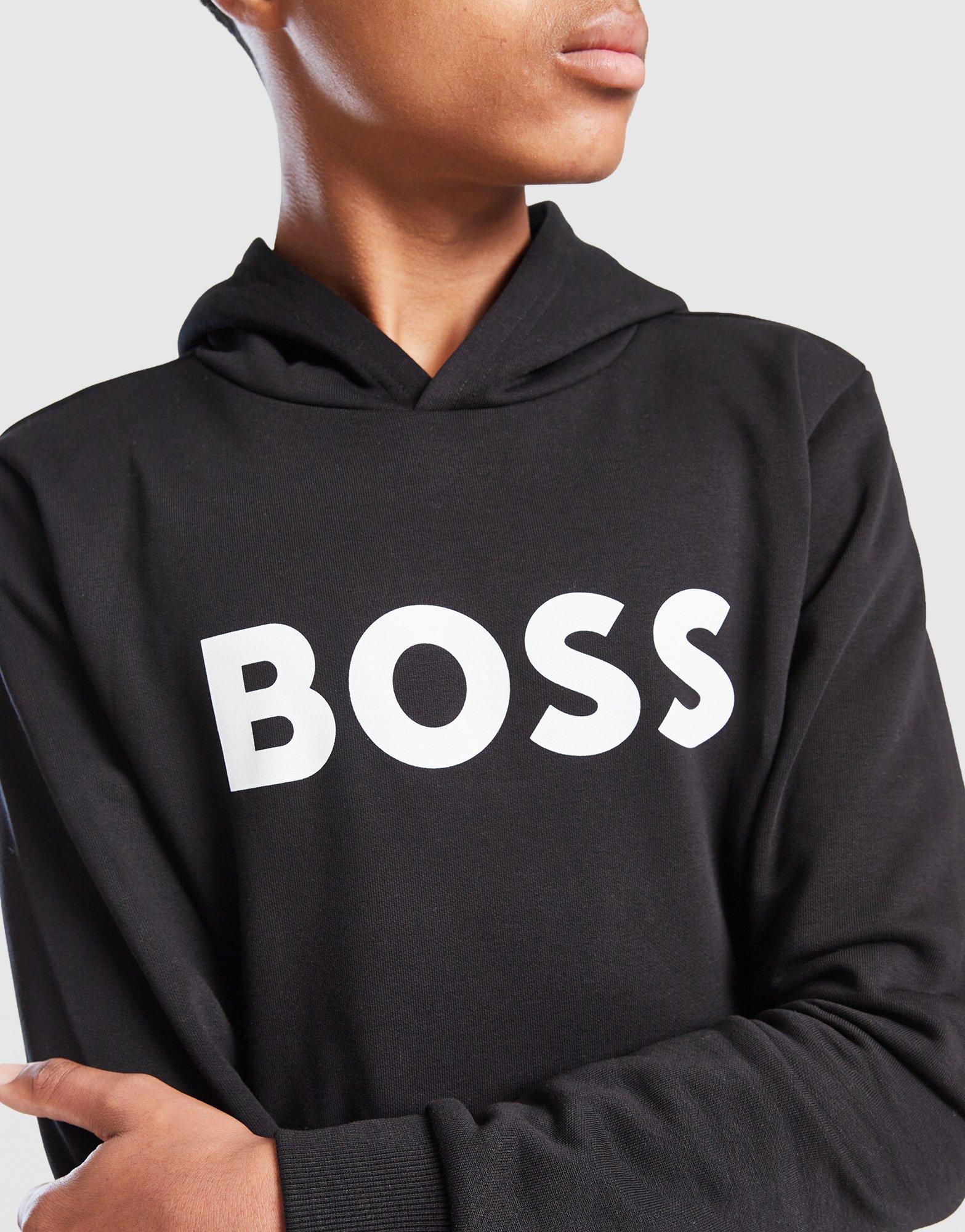 BOSS Large Logo Overhead Hoodie Junior
