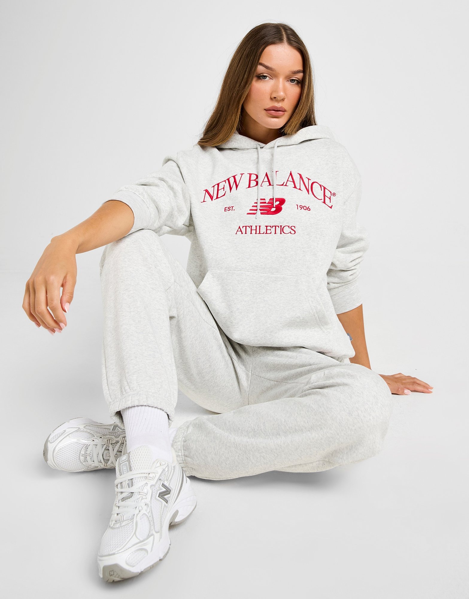 Balance Running New Balance Hoodie Damen Grey New Balance