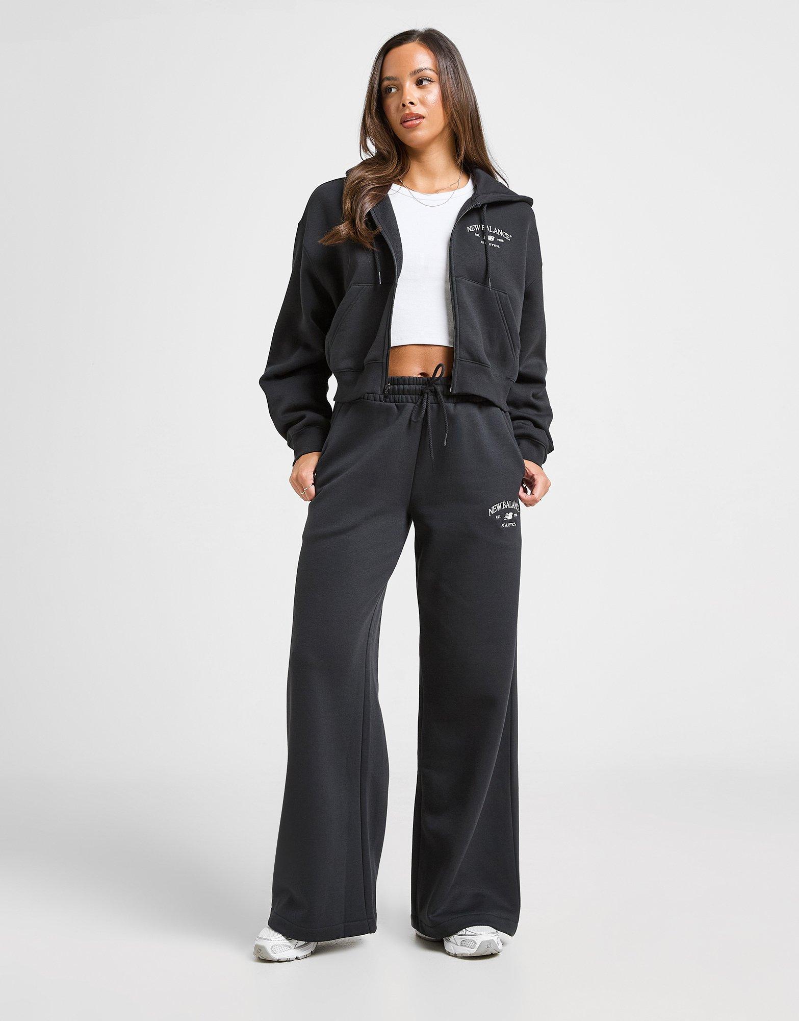 New Balance Athletics Cropped Full Zip Hoodie