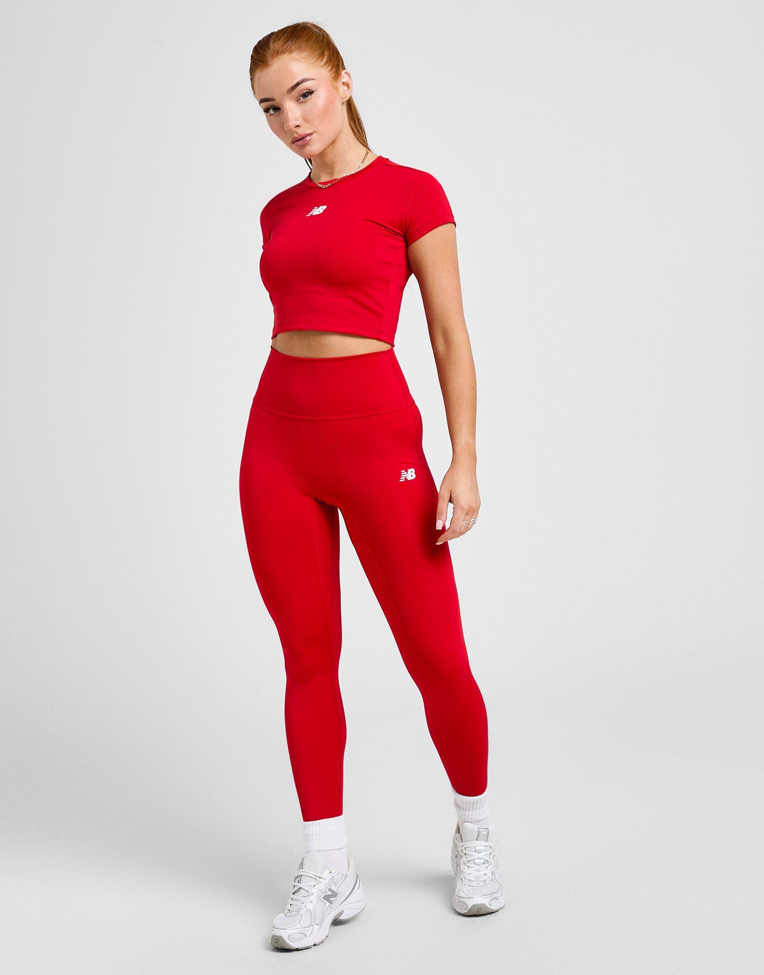 New Balance Logo Slim Crop Top