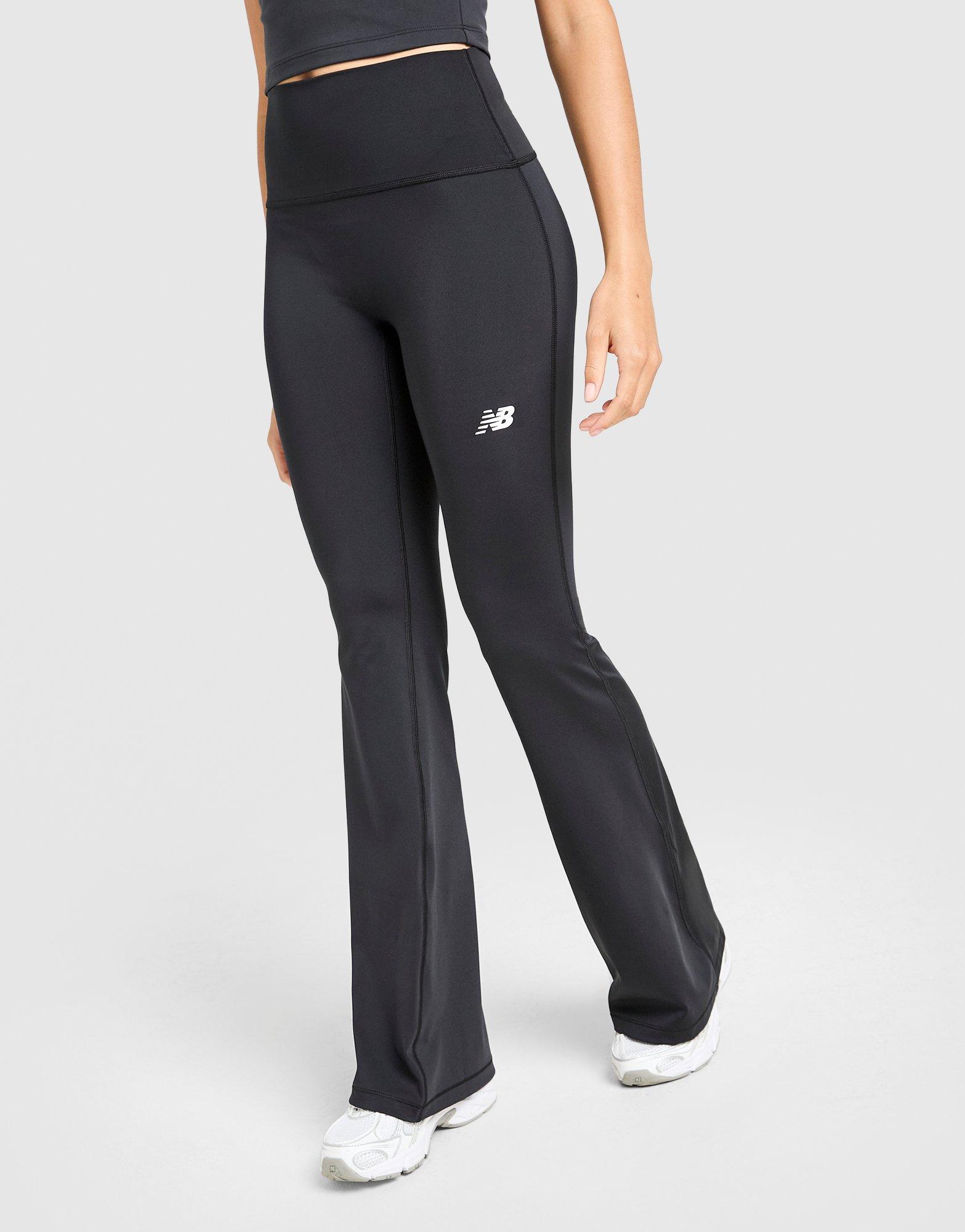 New Balance Logo U-Seam Flared Leggings