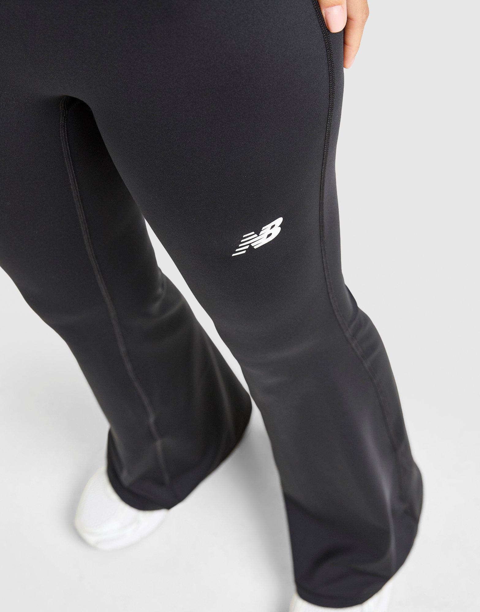 New Balance Logo U-Seam Flared Leggings