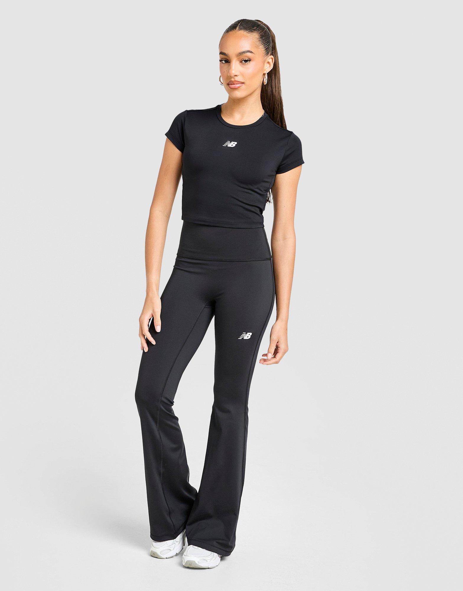 New Balance Leggings Flare U‑Seam Logo