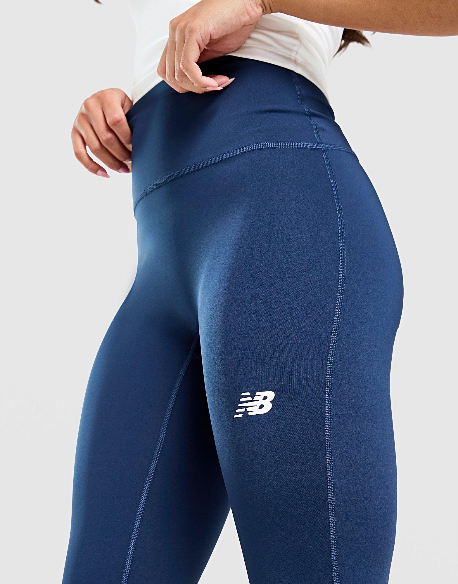 New Balance Logo U-Seam Flared Leggings