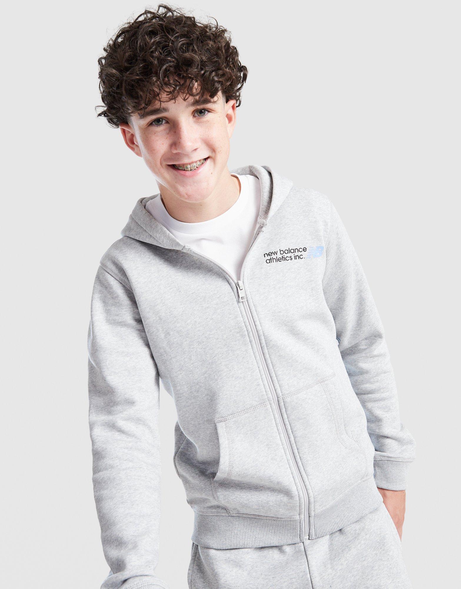 New Balance Athletics Full Zip Hoodie Junior