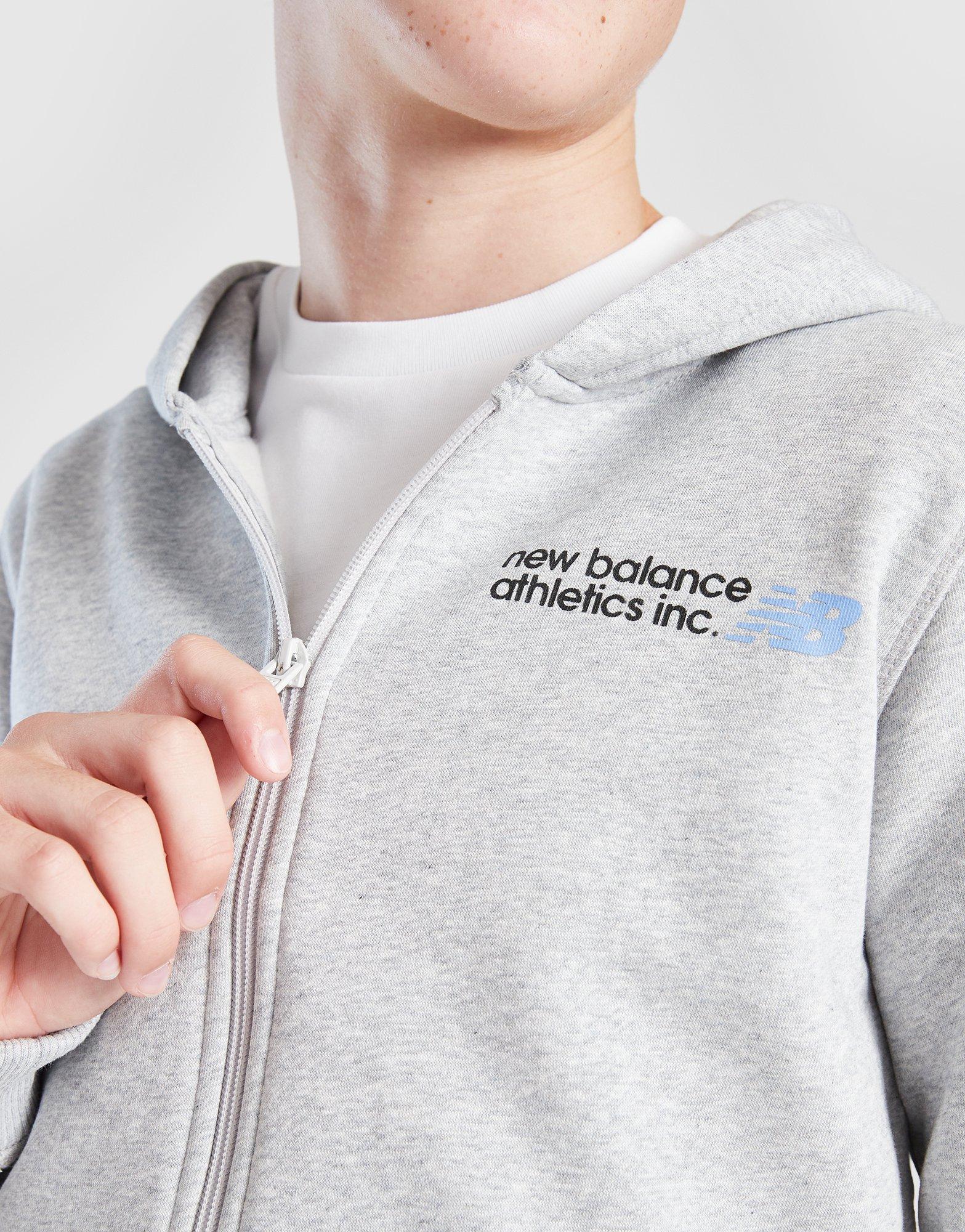 New Balance Athletics Full Zip Hoodie Junior