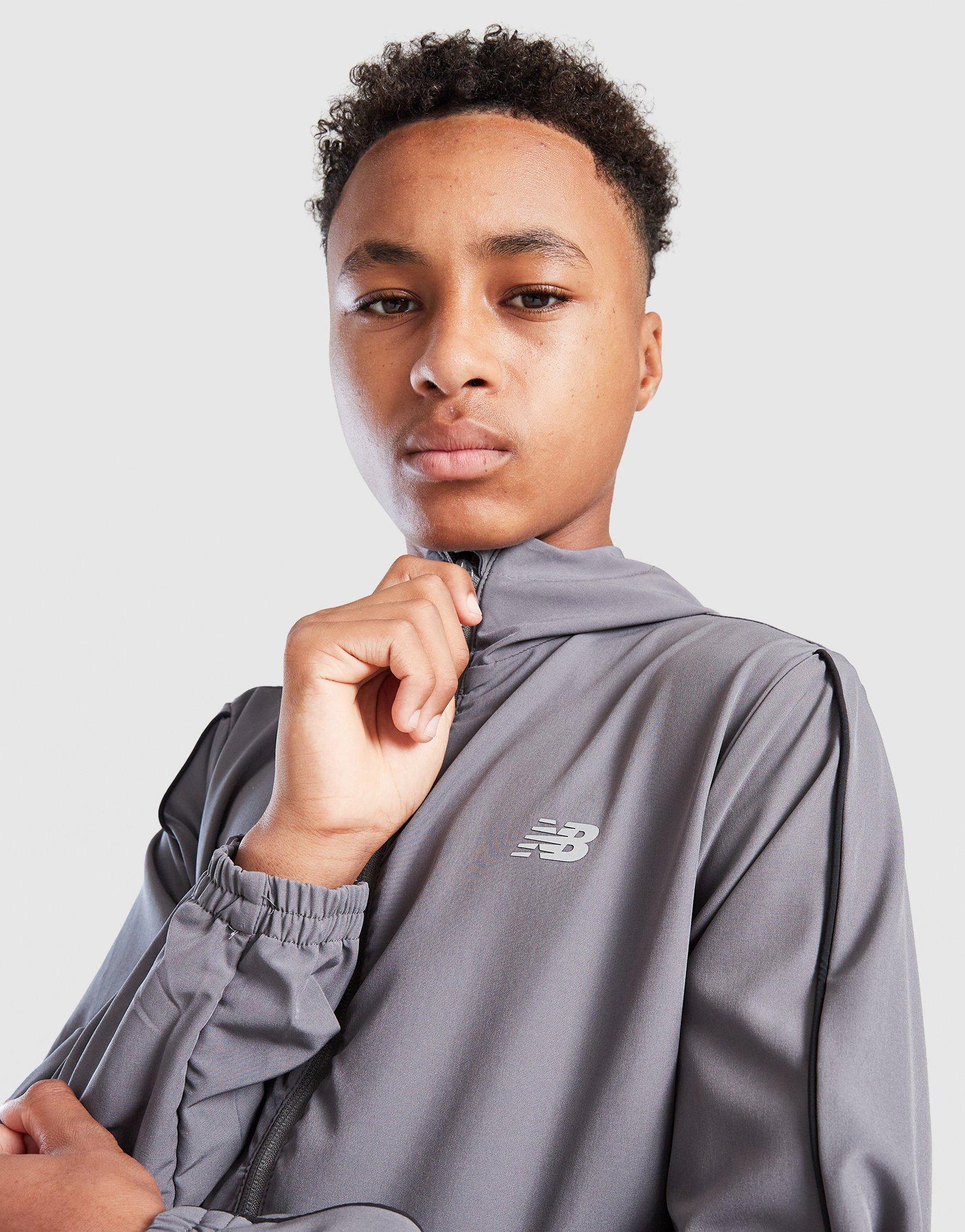 New Balance Track Woven Hoodie Junior