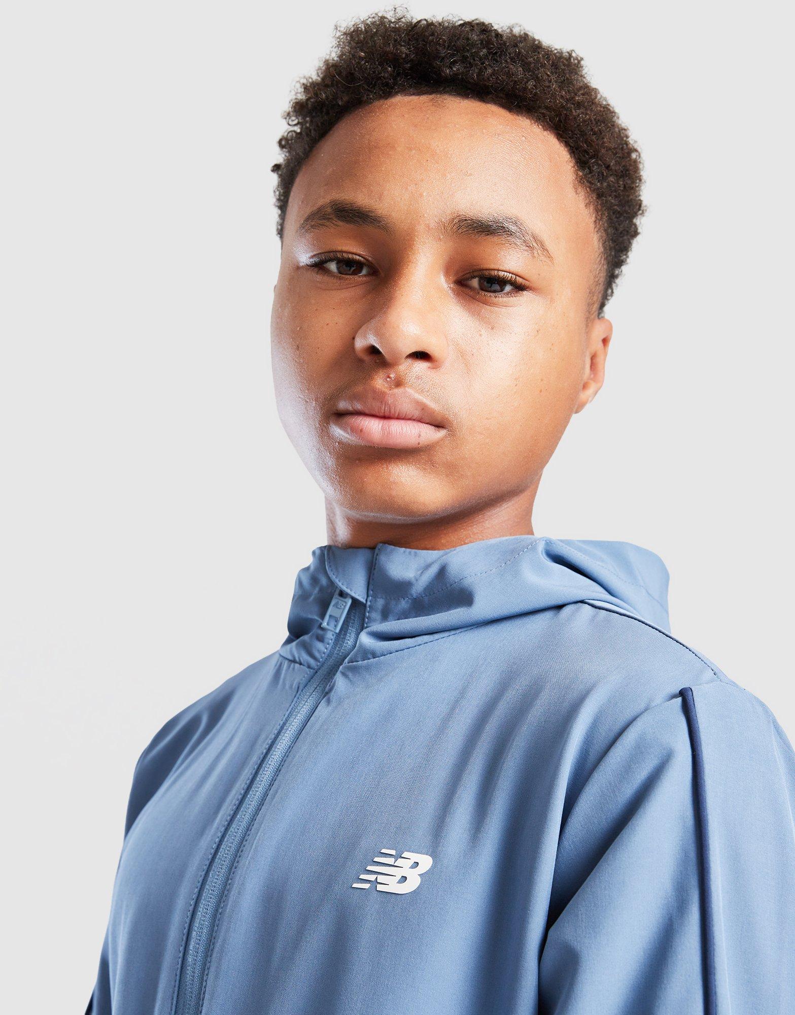 New Balance Track Woven Hoodie Junior