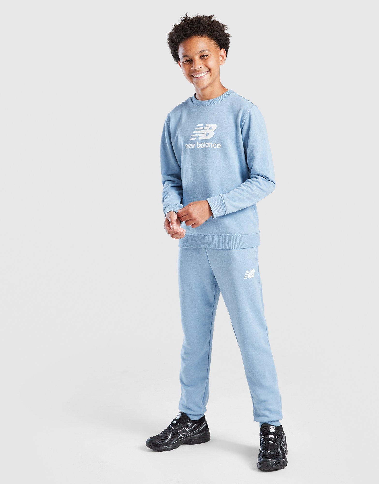 New Balance Stack Logo Crew Tracksuit Junior