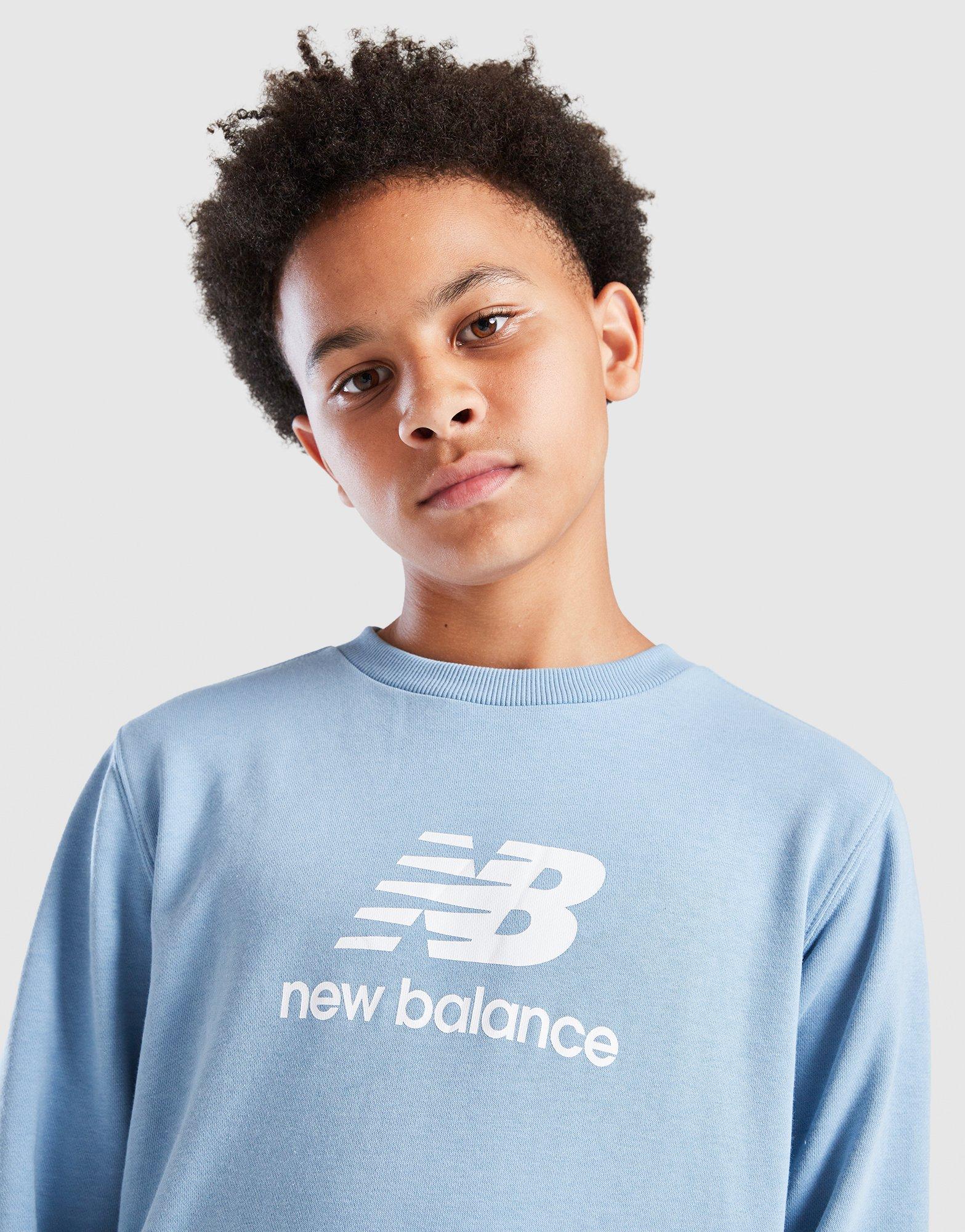 New Balance Stack Logo Crew Tracksuit Junior