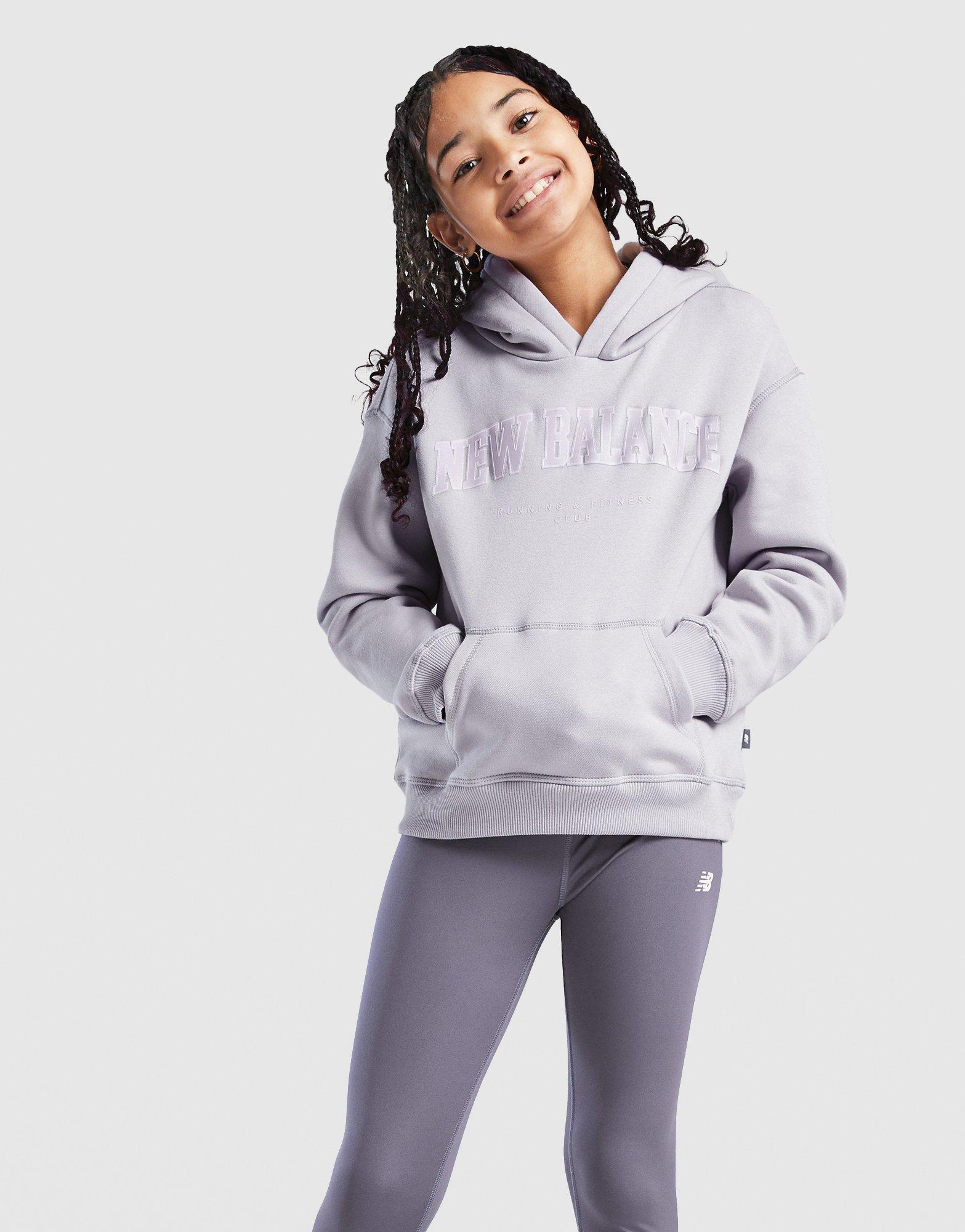 New Balance Girls' Varsity Overhead Hoodie Junior