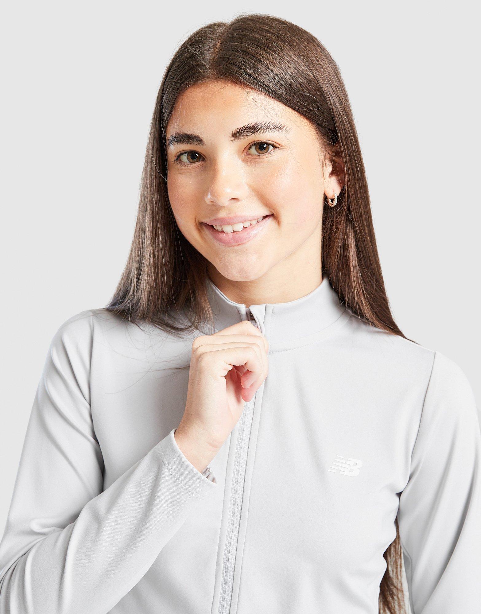 New Balance Girls' Fitness Full Zip Top Junior