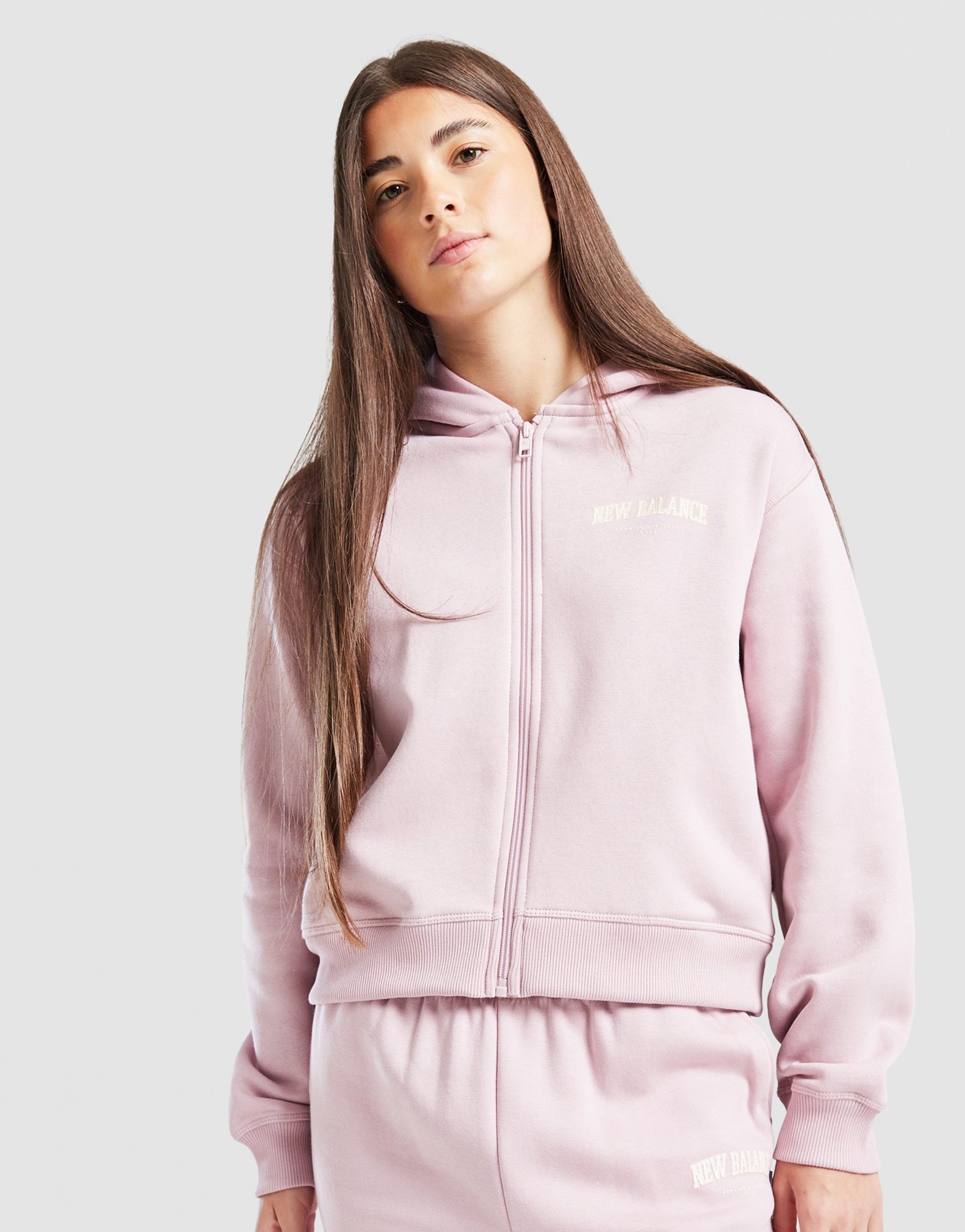 Sweat à Capuche Zippé Hype Pour Enfant - Violet, Taille 3-4 Ans, 50% Coton 50% Polyester