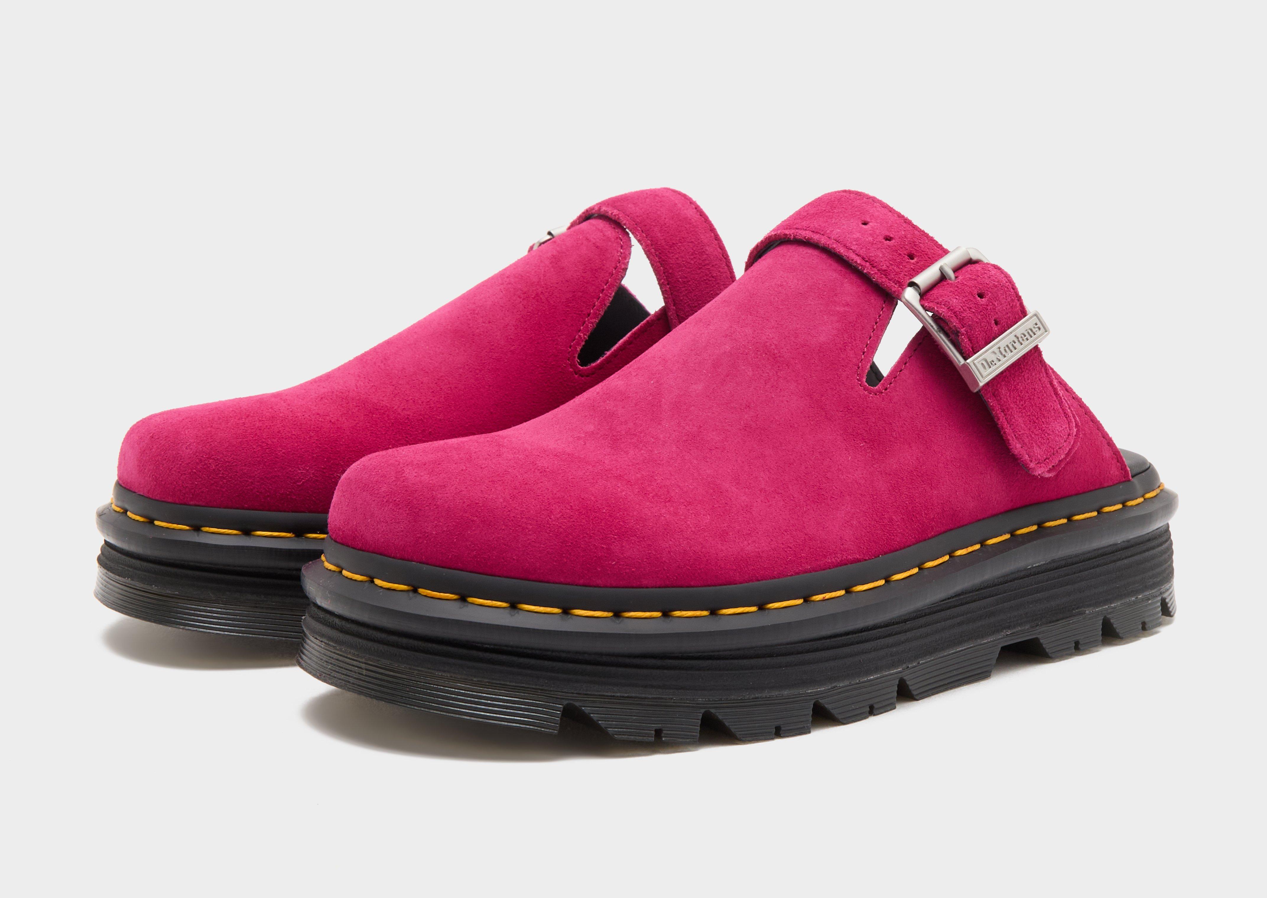 Dr. Martens ZebZag Suede Mules Women's