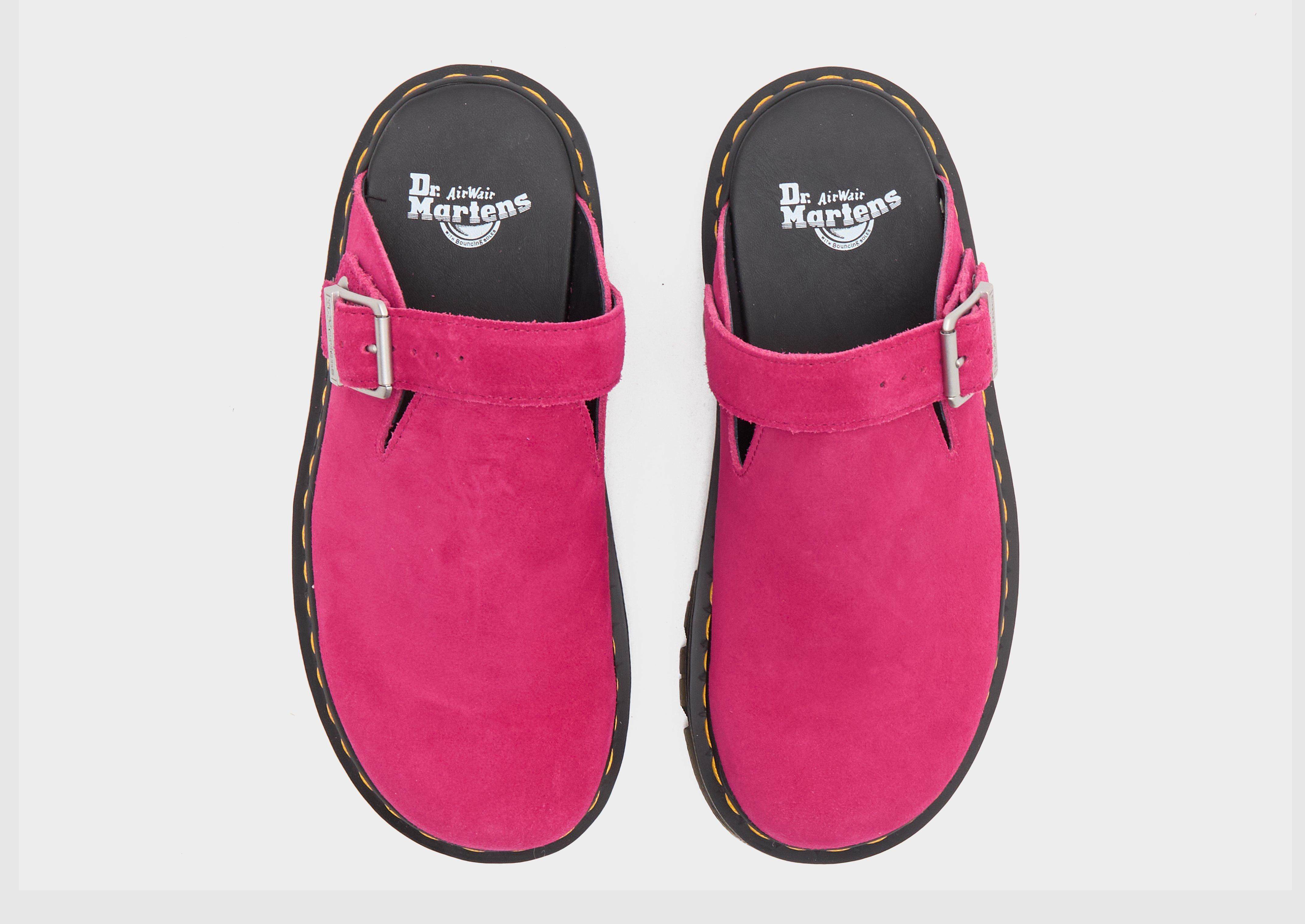 Dr. Martens ZebZag Suede Mules Women's