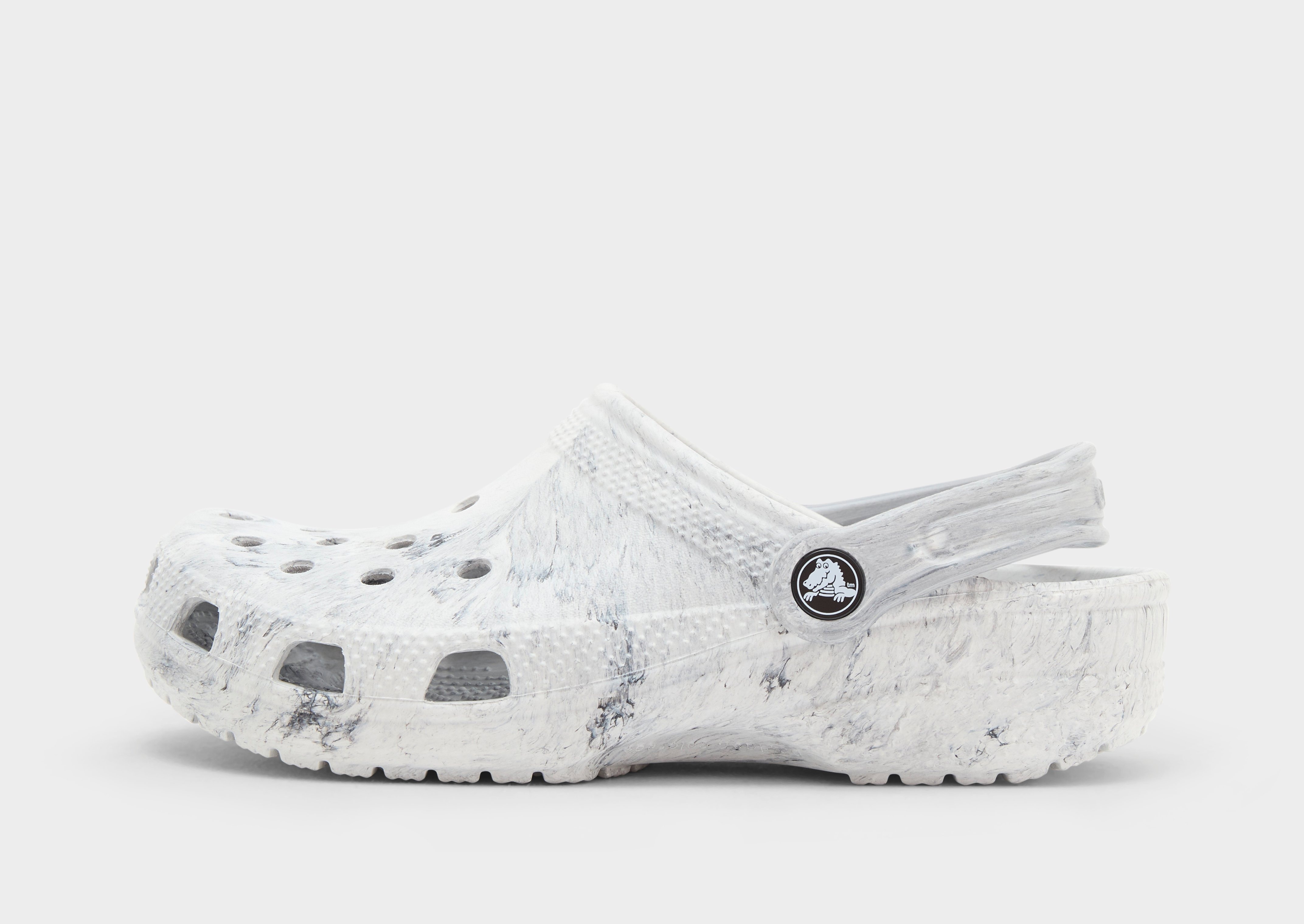 Black Crocs Classic Clogs Marbled Junior - JD Sports Ireland