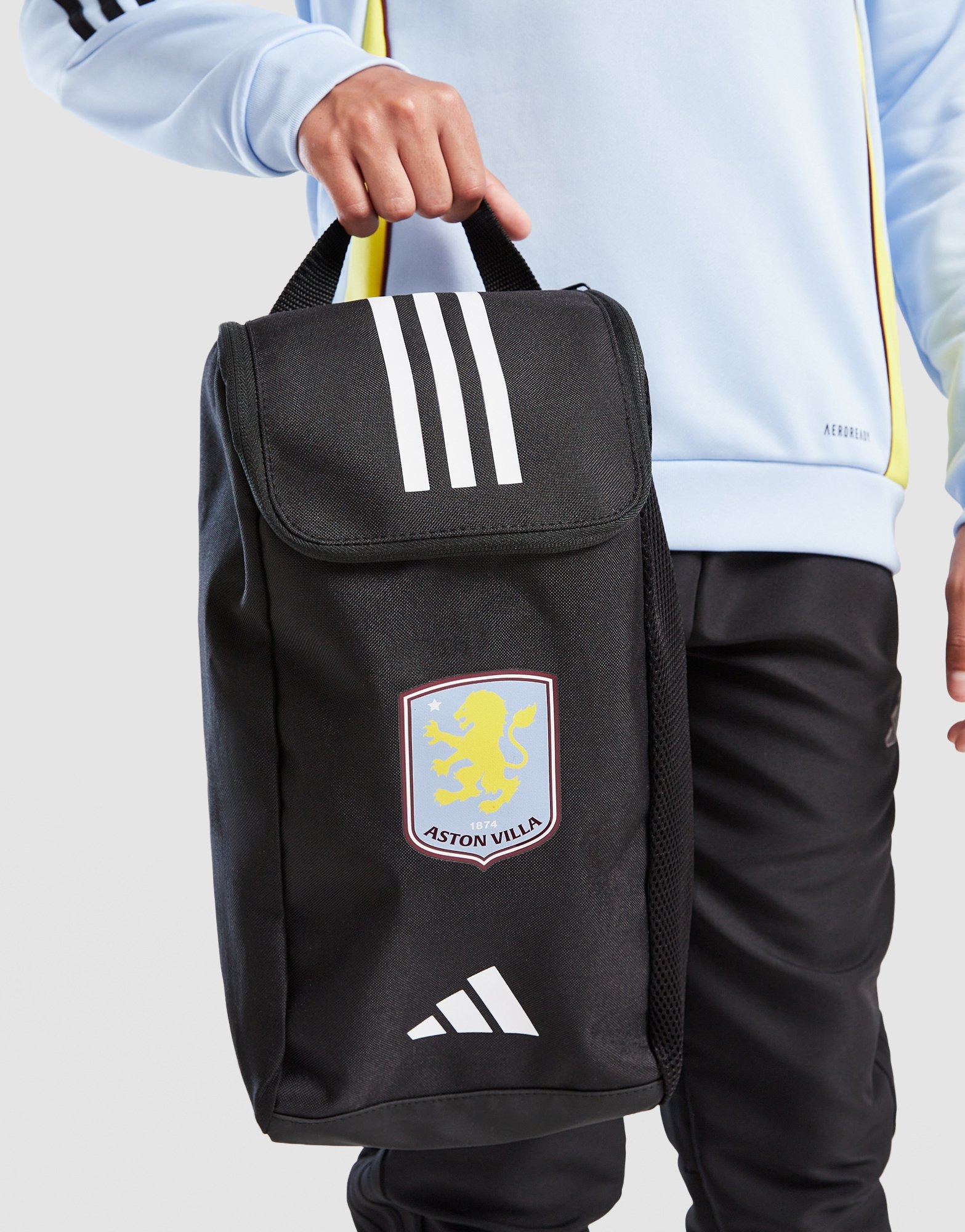 Black adidas Aston Villa FC Tiro Boot Bag JD Sports UK