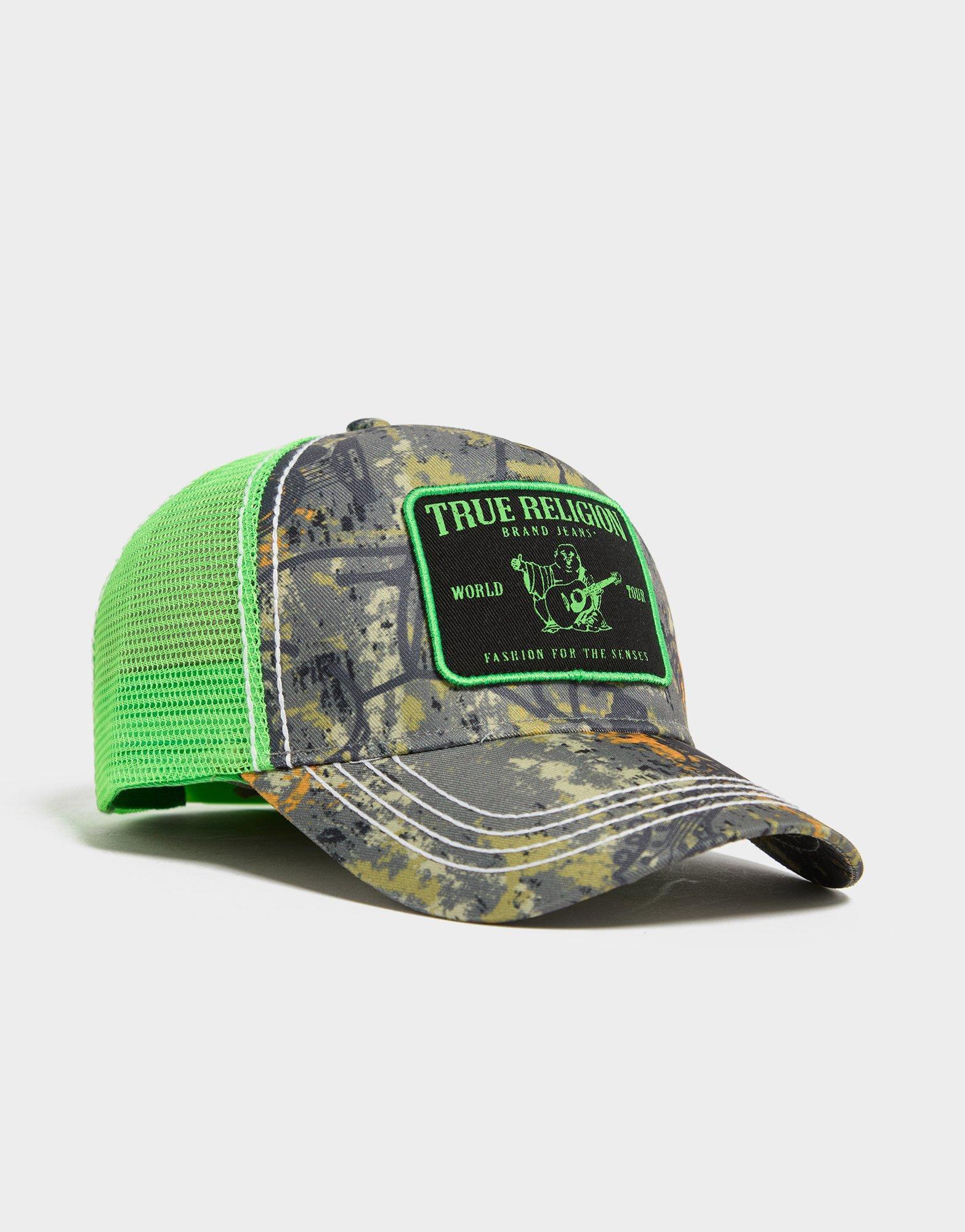 Green True Religion Buddha Trucker Cap - JD Sports Global