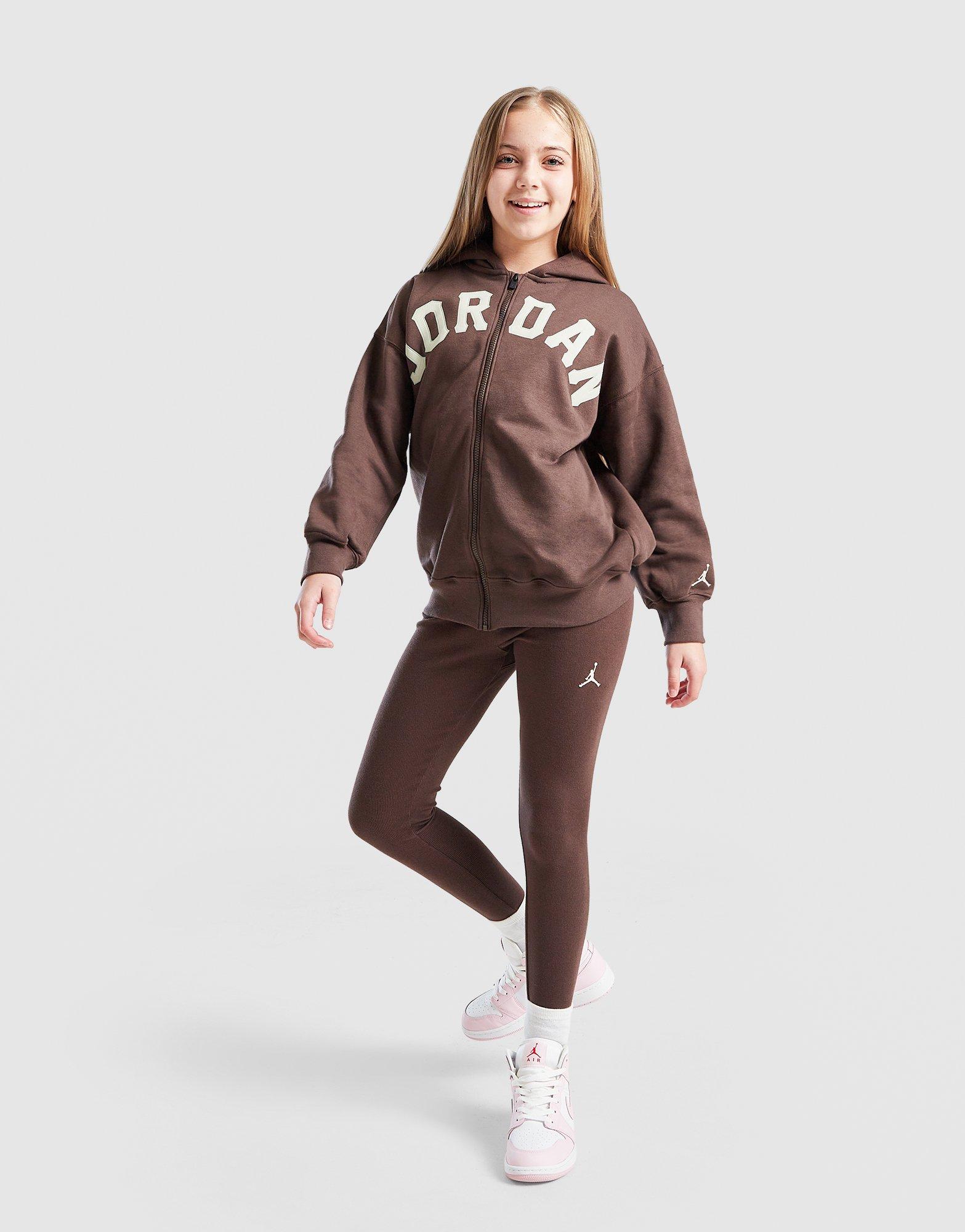 Jordan Girls' Icon Oversized Full Zip Hoodie Junior