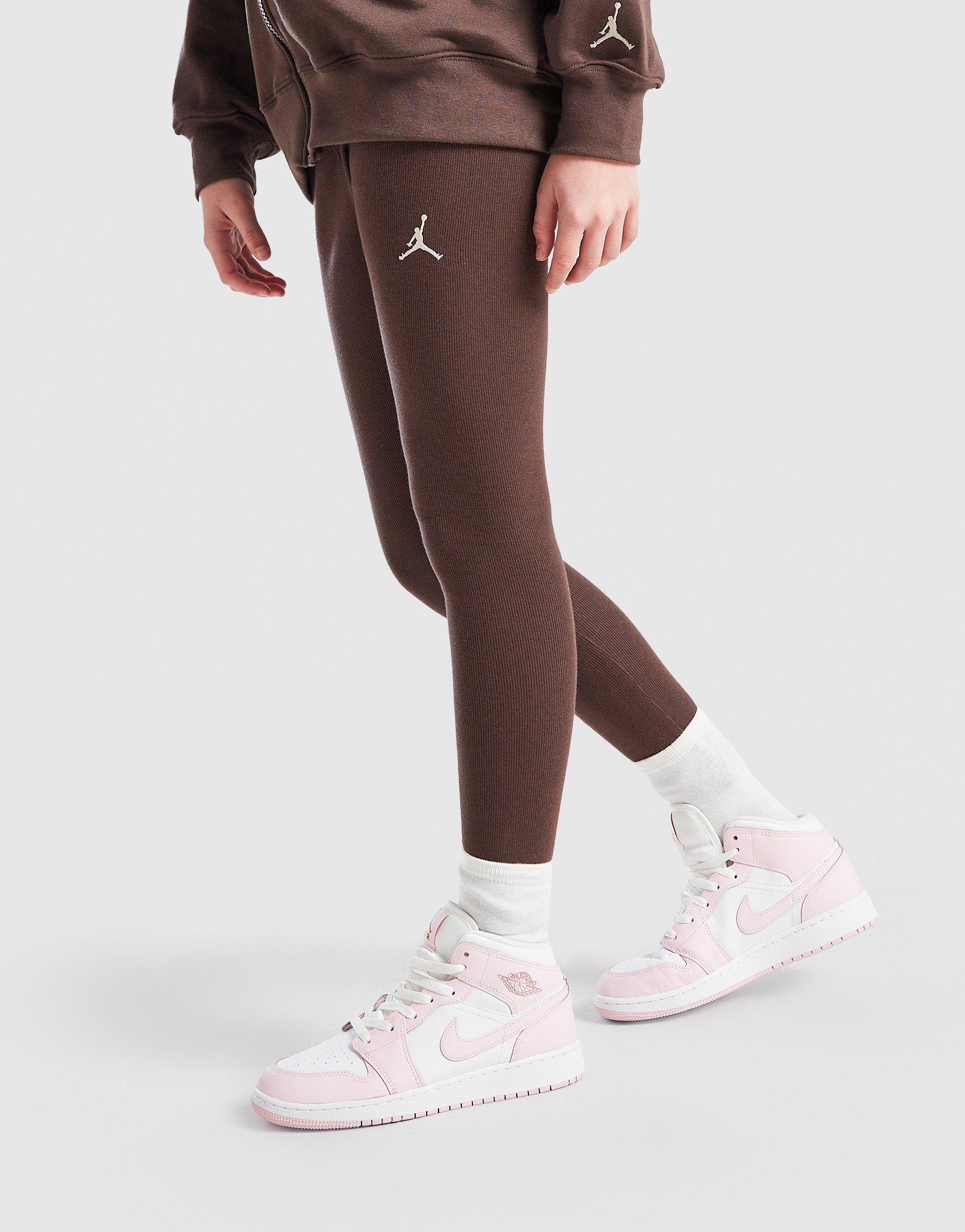 Jordan Girls' Icon Ribbed Leggings Junior