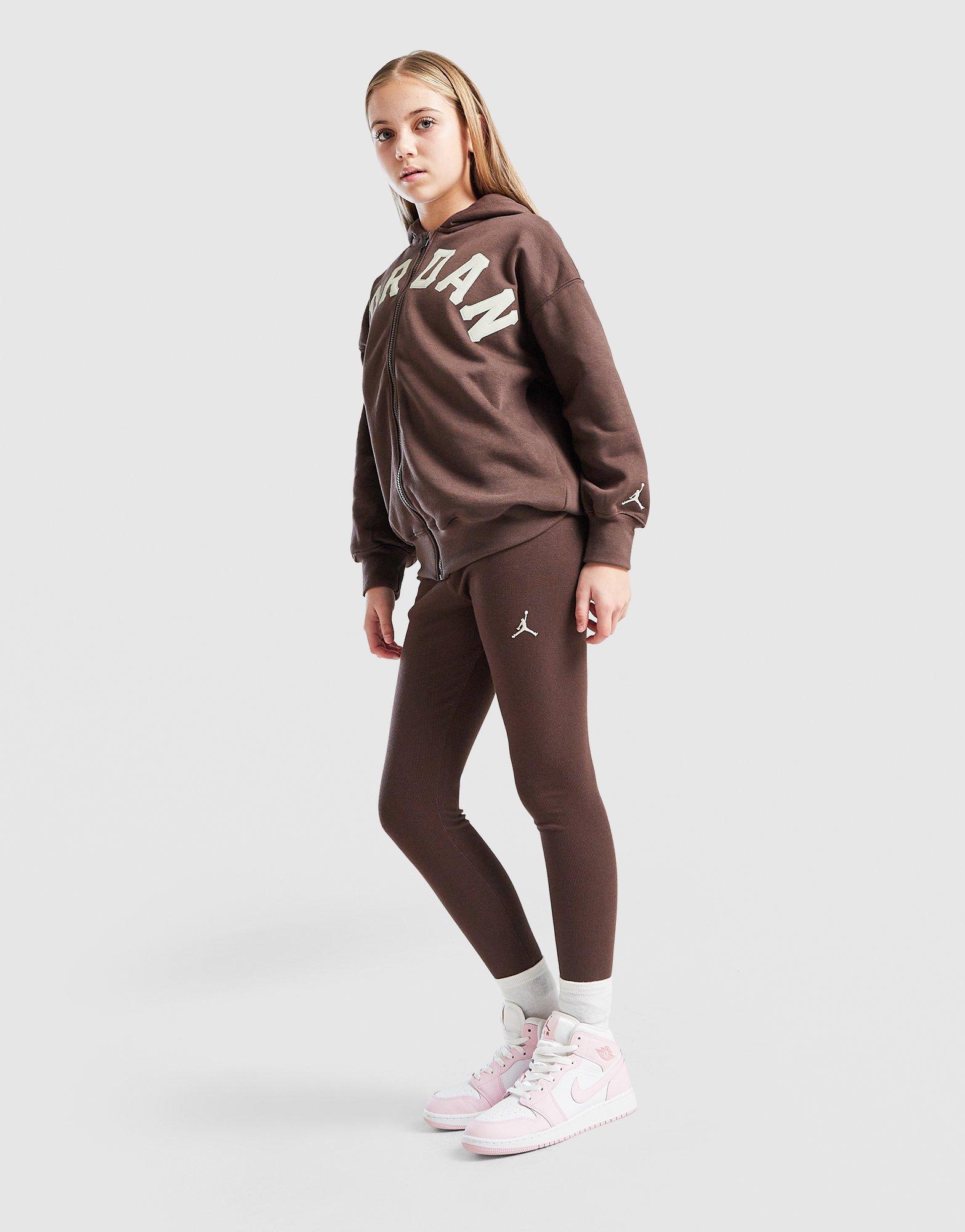 Jordan Girls' Icon Ribbed Leggings Junior