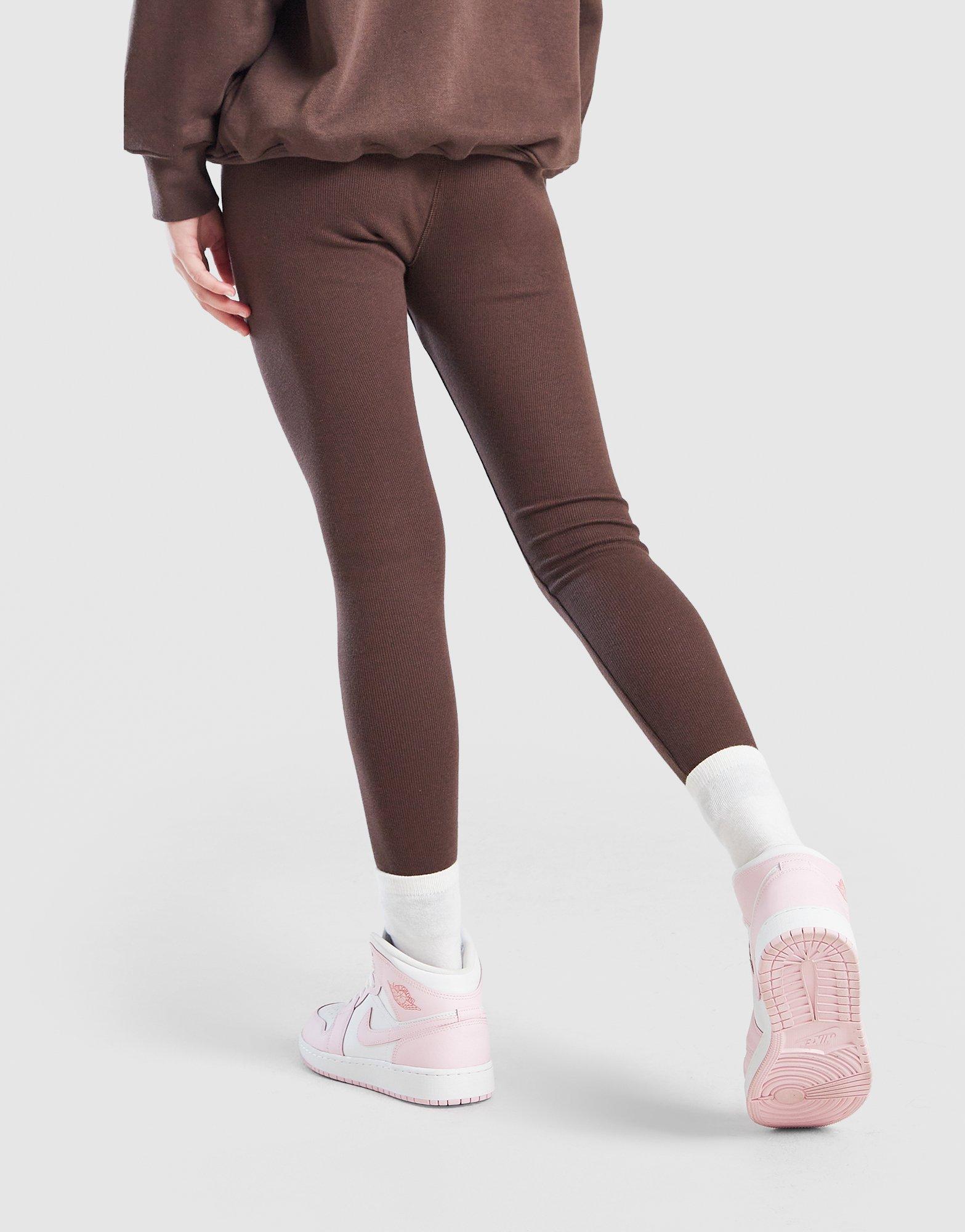 Jordan Girls' Icon Ribbed Leggings Junior