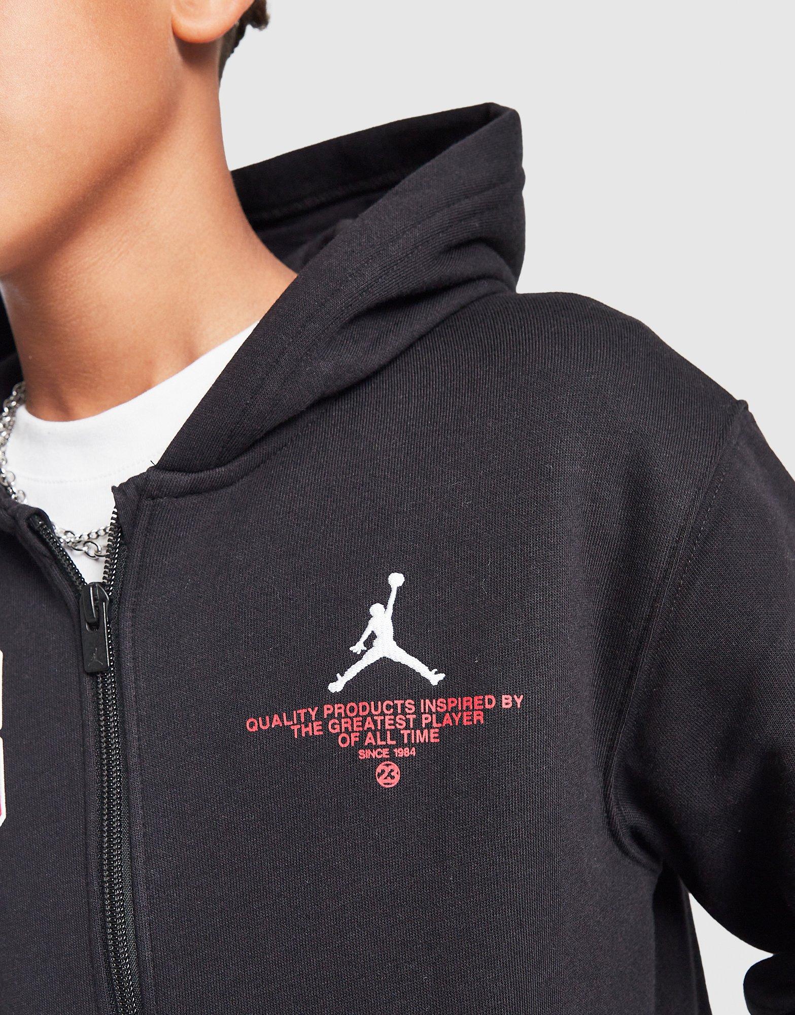 Jordan Full Zip Graphic Hoodie Junior