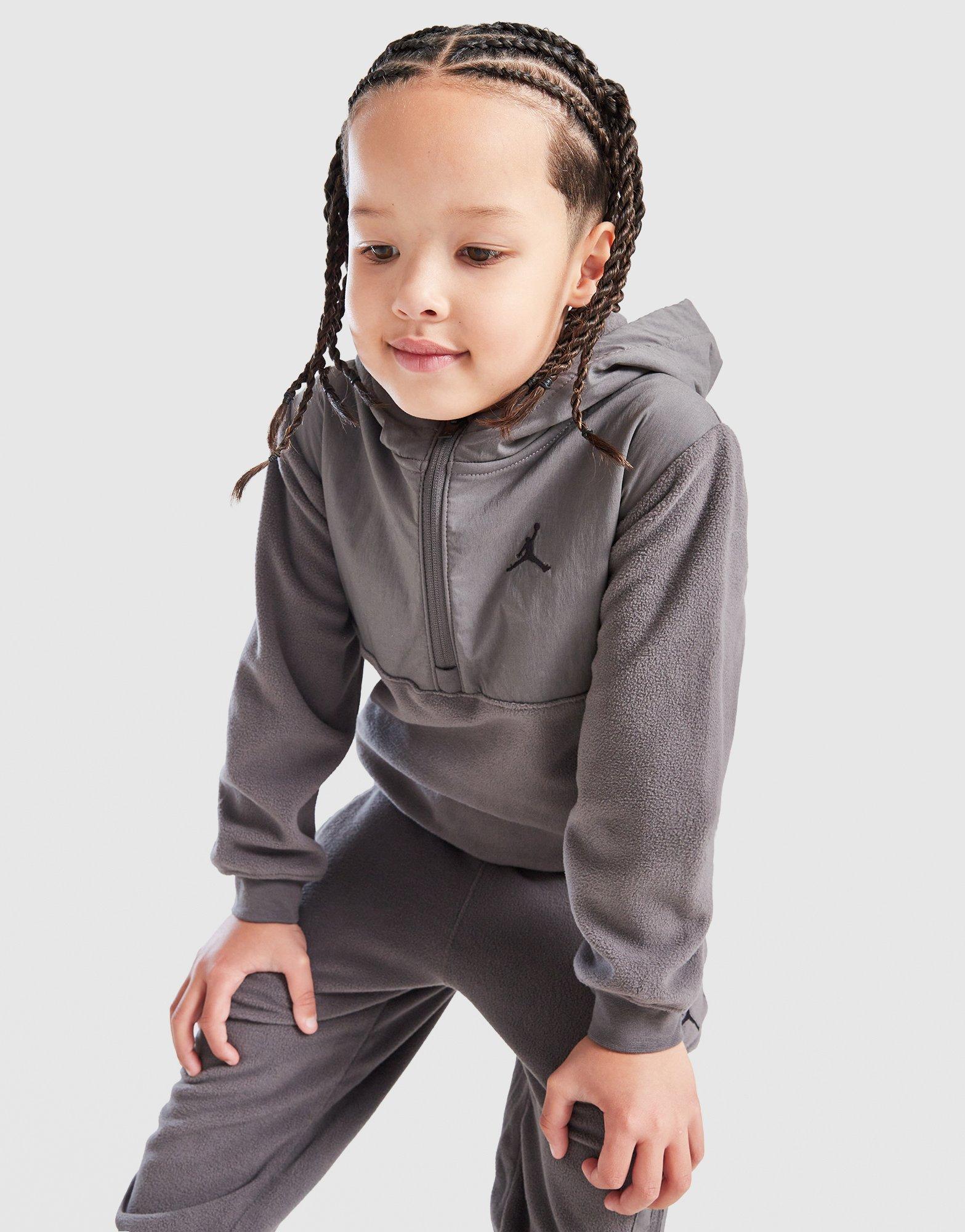 Jordan Polar Fleece Overhead Tracksuit Children