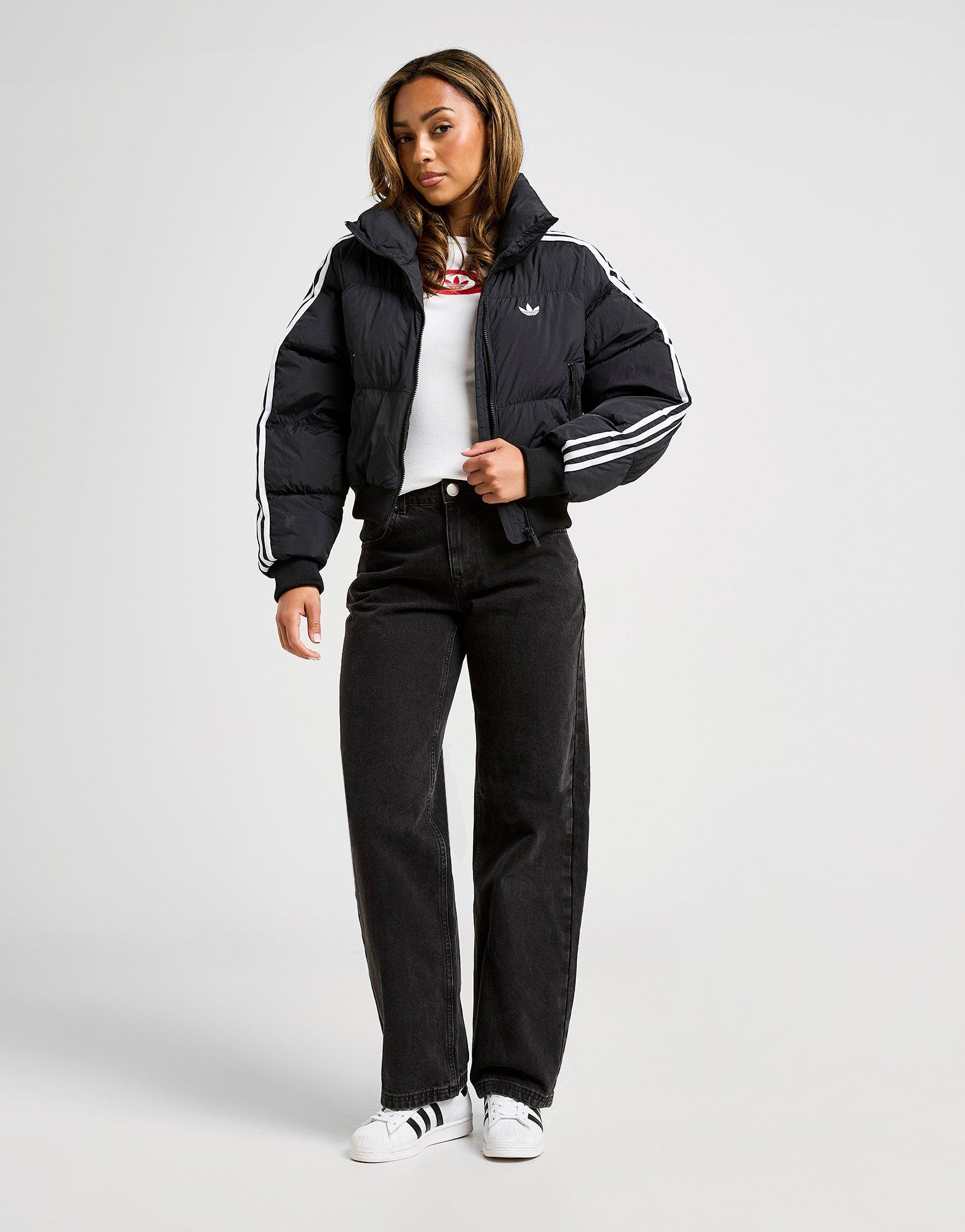 adidas Originals 3-Stripes Cropped Padded Jacket