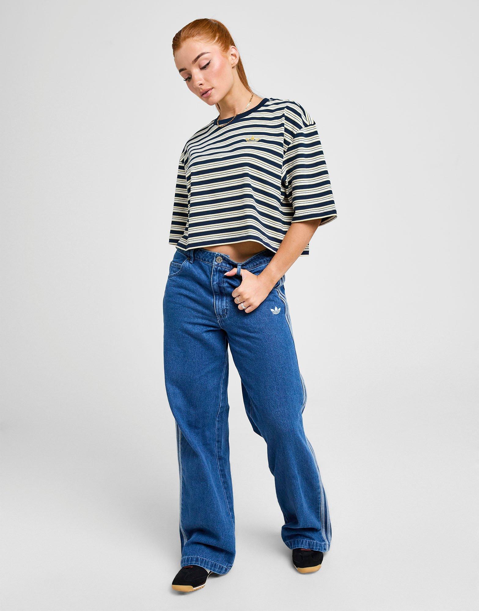 adidas Originals Stripe Crop T-Shirt