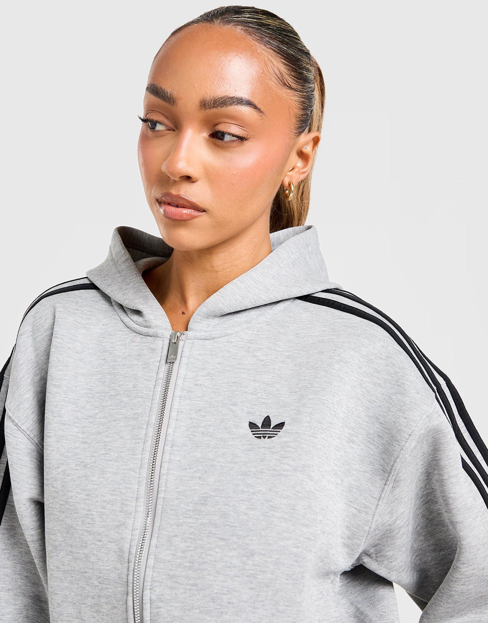 adidas Originals 3-Stripes Spacer Full Zip Hoodie