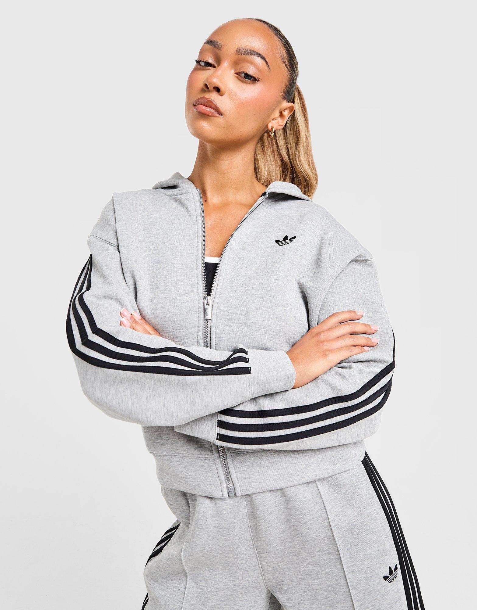 adidas Originals 3-Stripes Spacer Full Zip Hoodie