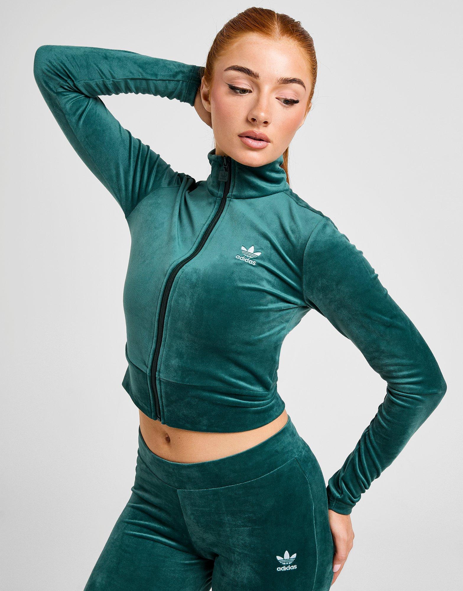 adidas Originals Essential Slim Velour Track Top