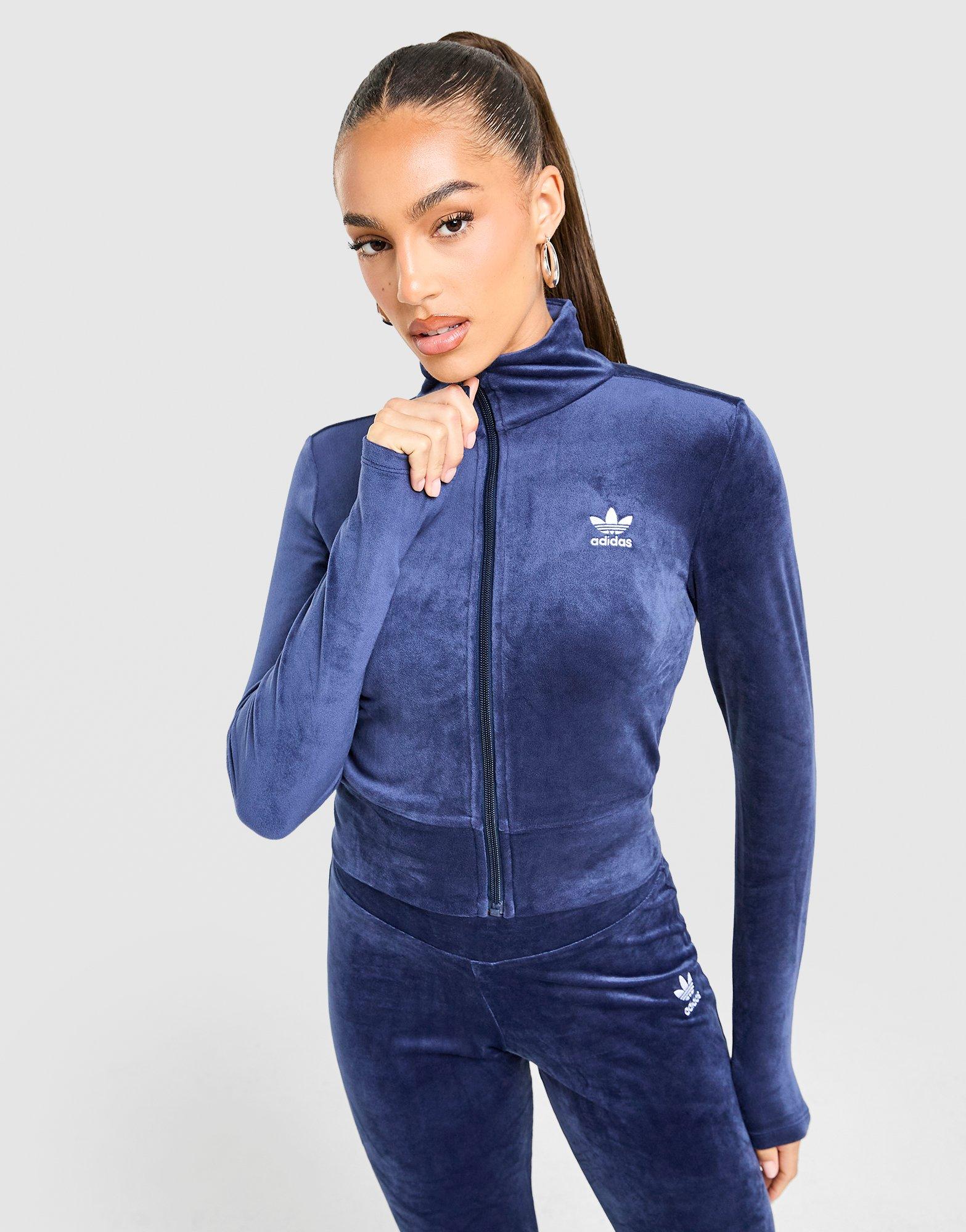 adidas Originals Essential Slim Velour Track Top