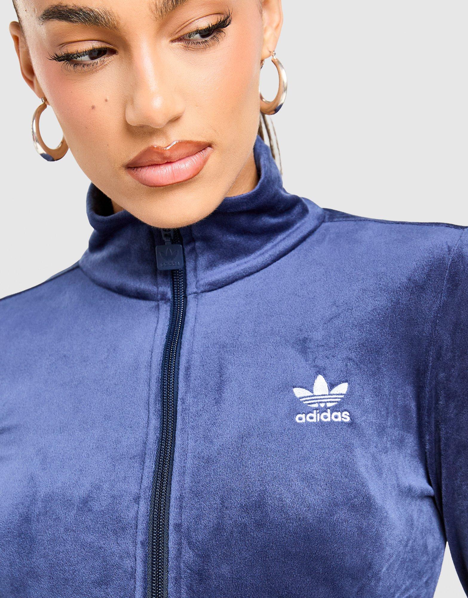 adidas Originals Essential Slim Velour Track Top