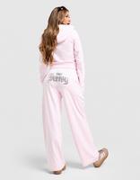 JUICY COUTURE Angel Velour Diamante Wide Joggers