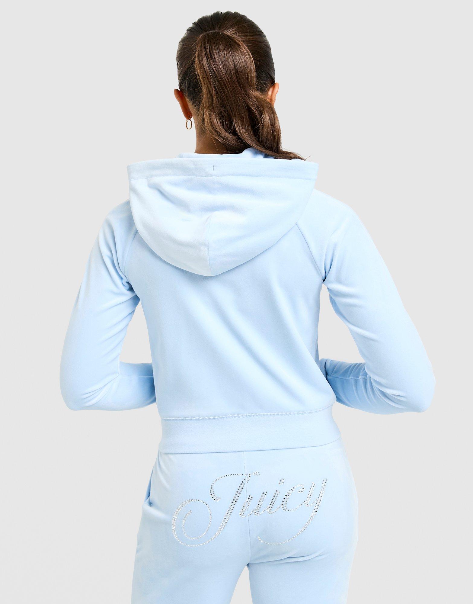 JUICY COUTURE Script Velour Hoodie