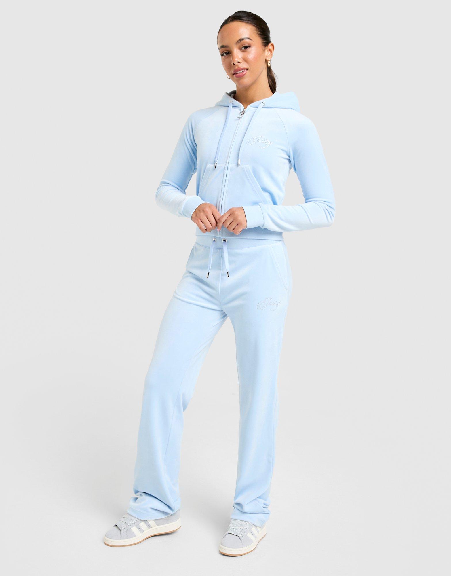 JUICY COUTURE Script Velour Hoodie