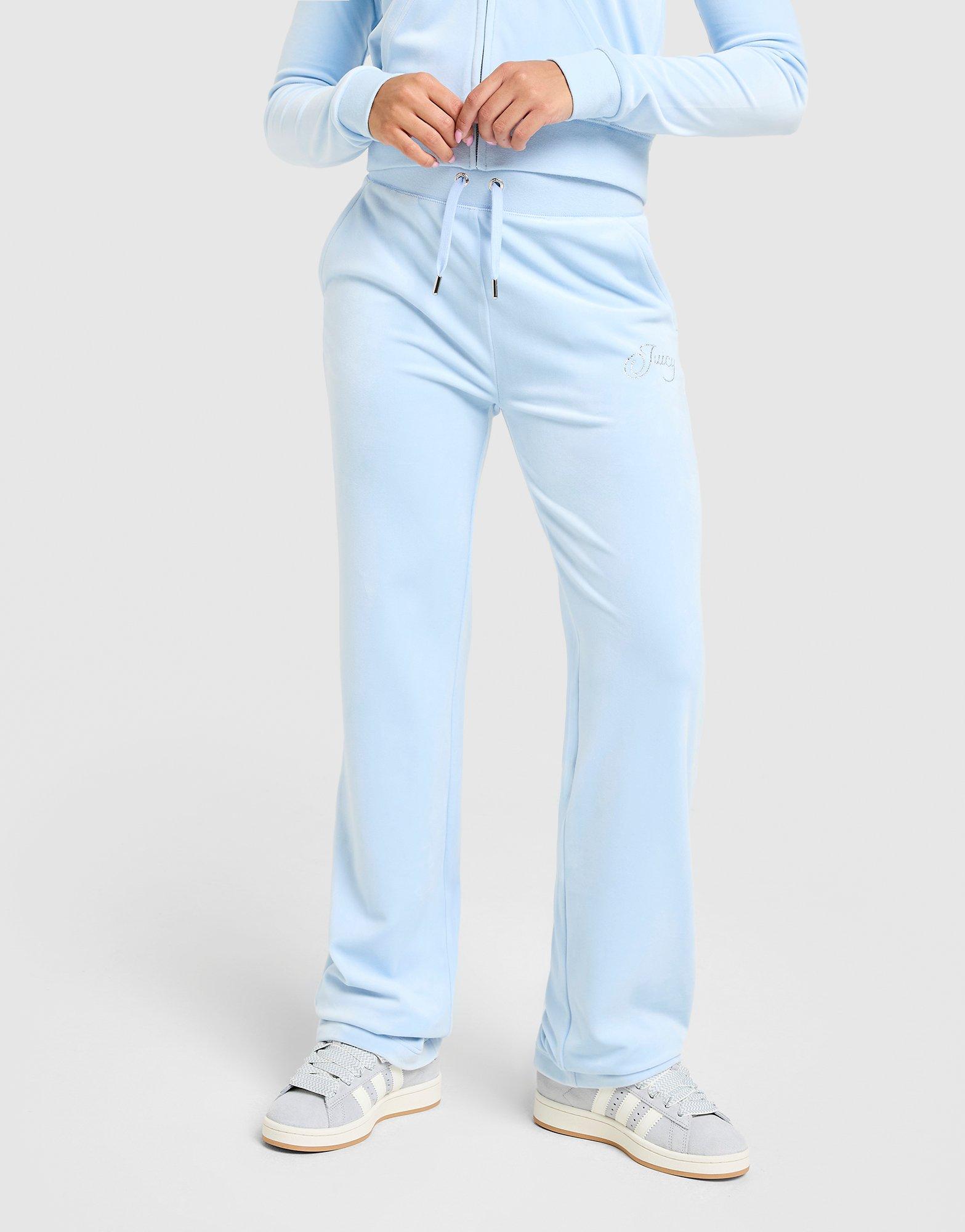 JUICY COUTURE Script Velour Track Pants