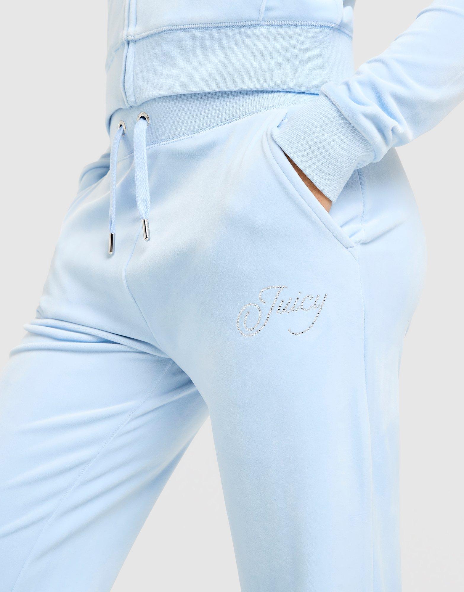 JUICY COUTURE Script Velour Track Pants