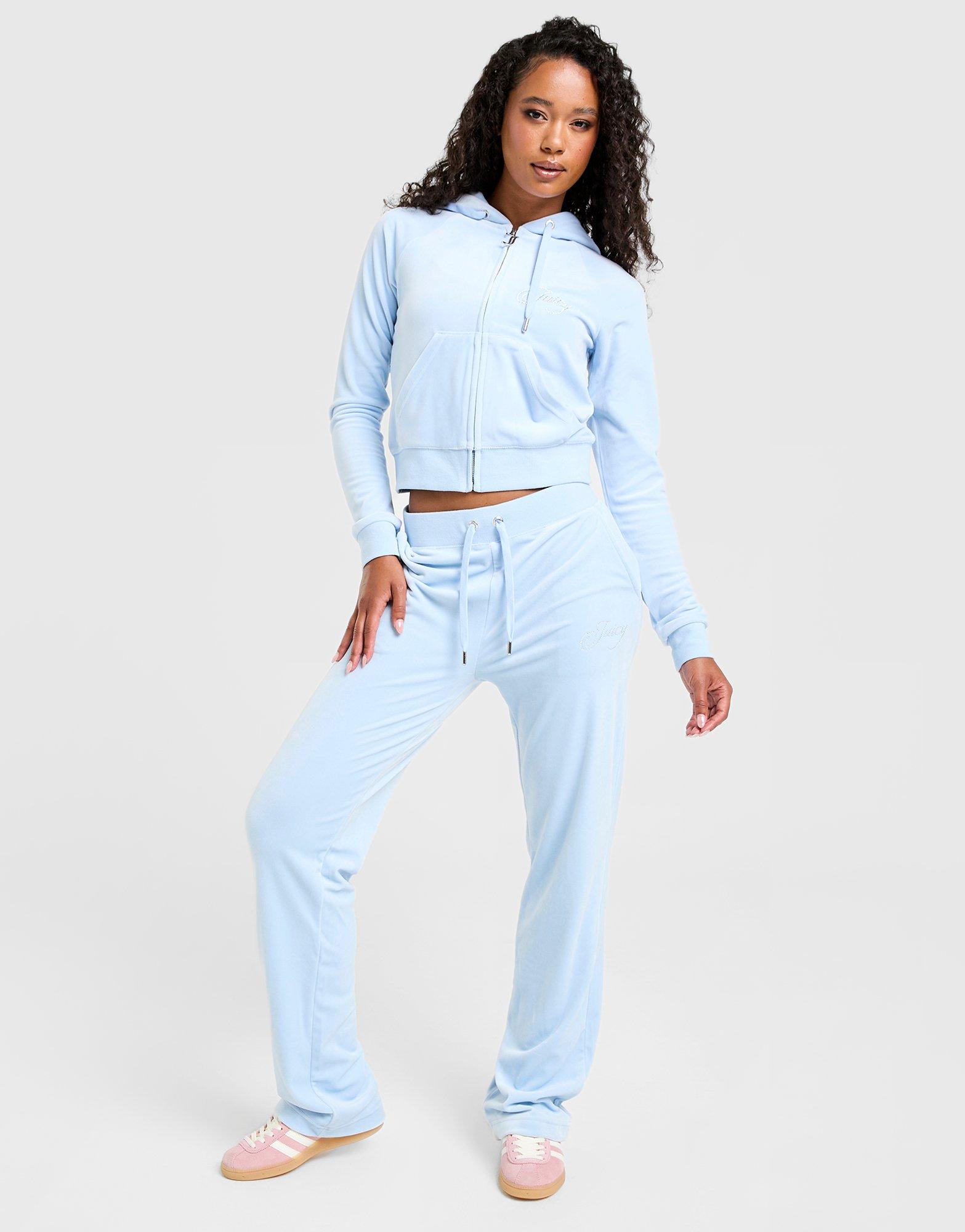 JUICY COUTURE Script Velour Track Pants