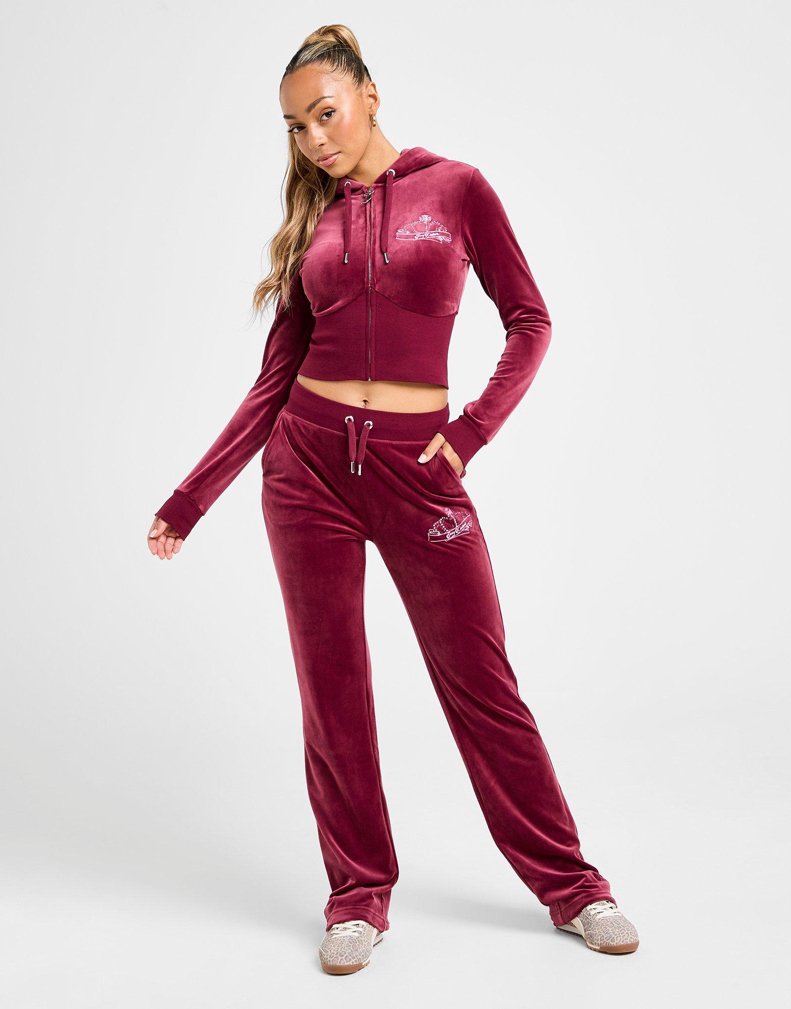 JUICY COUTURE Crown Velour Track Pants