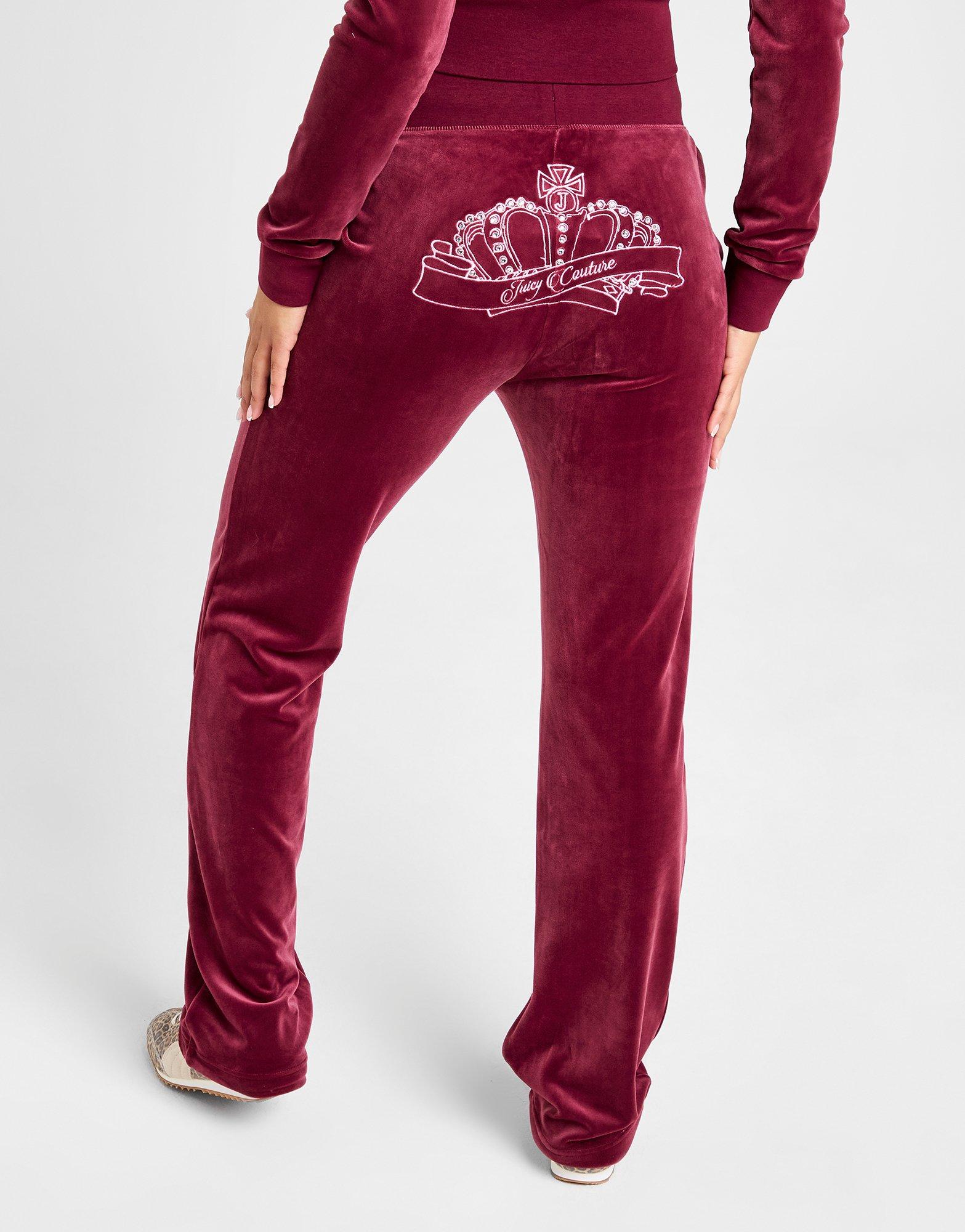 JUICY COUTURE Crown Velour Track Pants