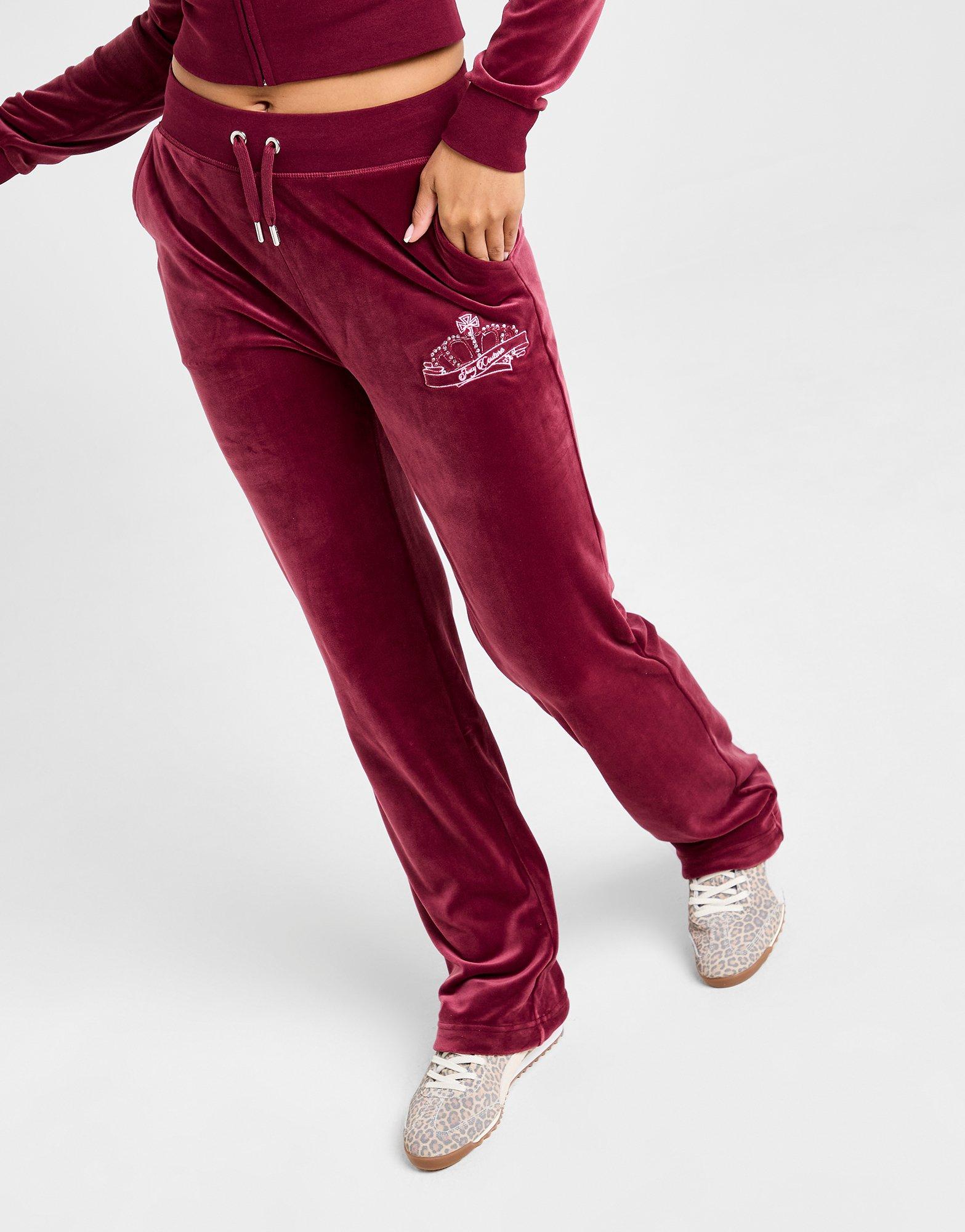 JUICY COUTURE Crown Velour Track Pants