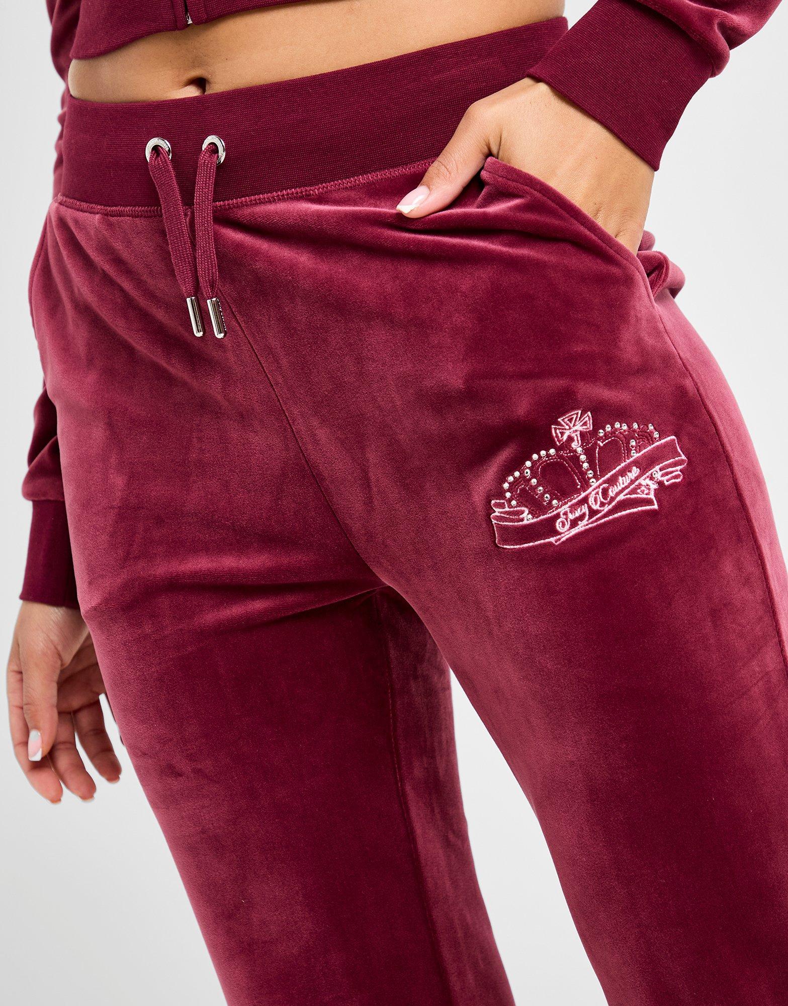 JUICY COUTURE Crown Velour Track Pants
