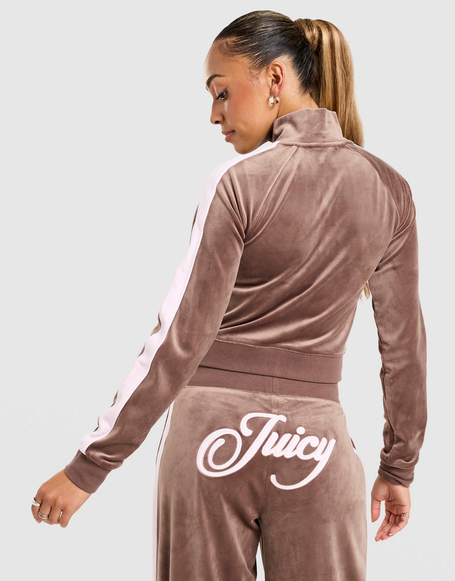 JUICY COUTURE Script Velour Track Top