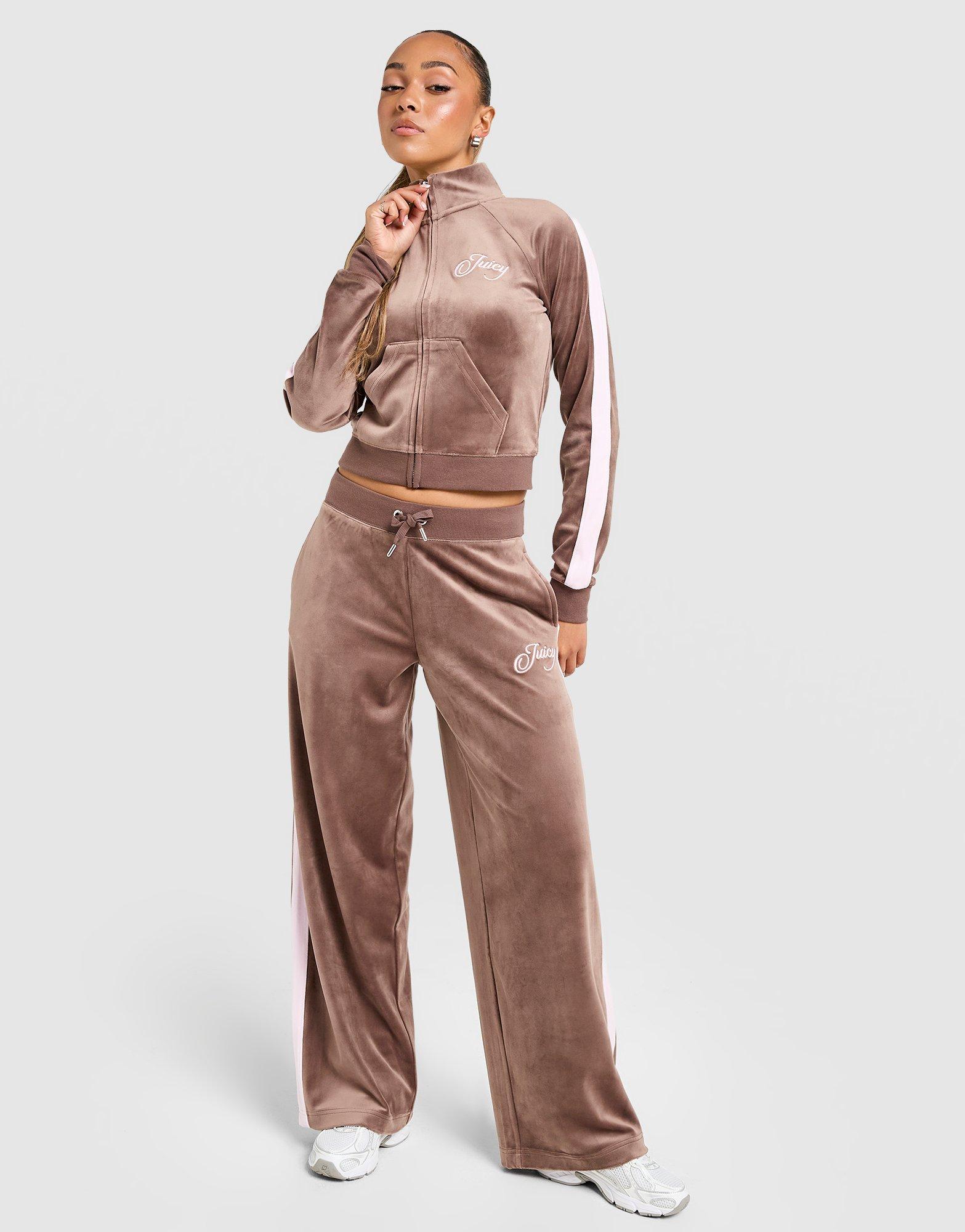 JUICY COUTURE Script Velour Track Top