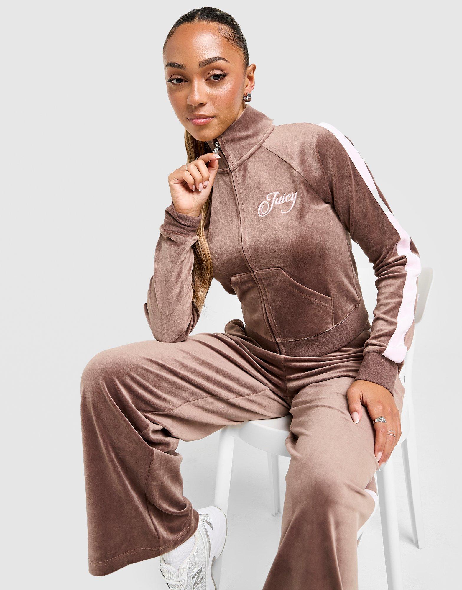 JUICY COUTURE Giacca Track Velour Script